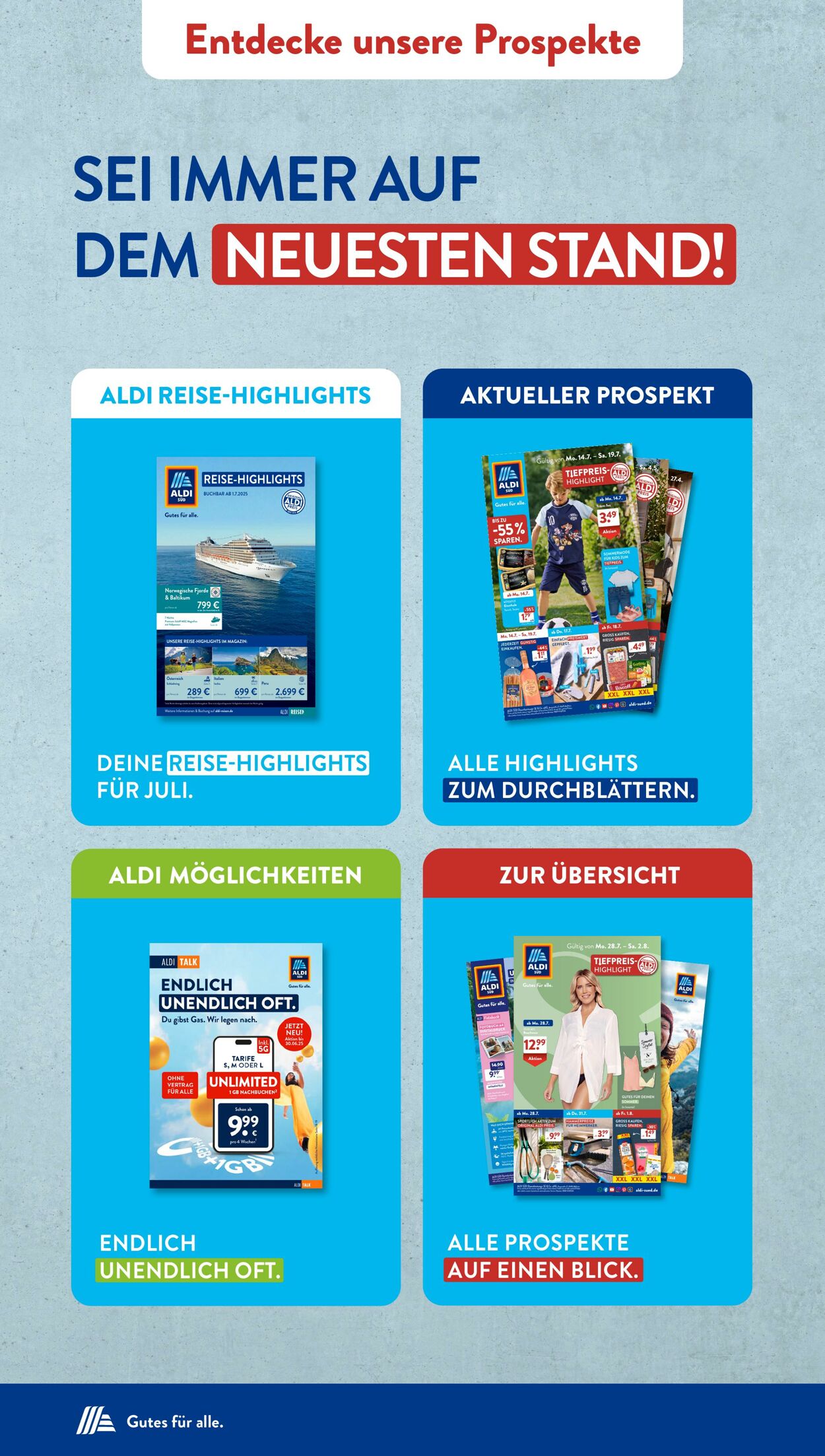 Prospekt ALDI SÜD 16.07.2025 - 30.07.2025
