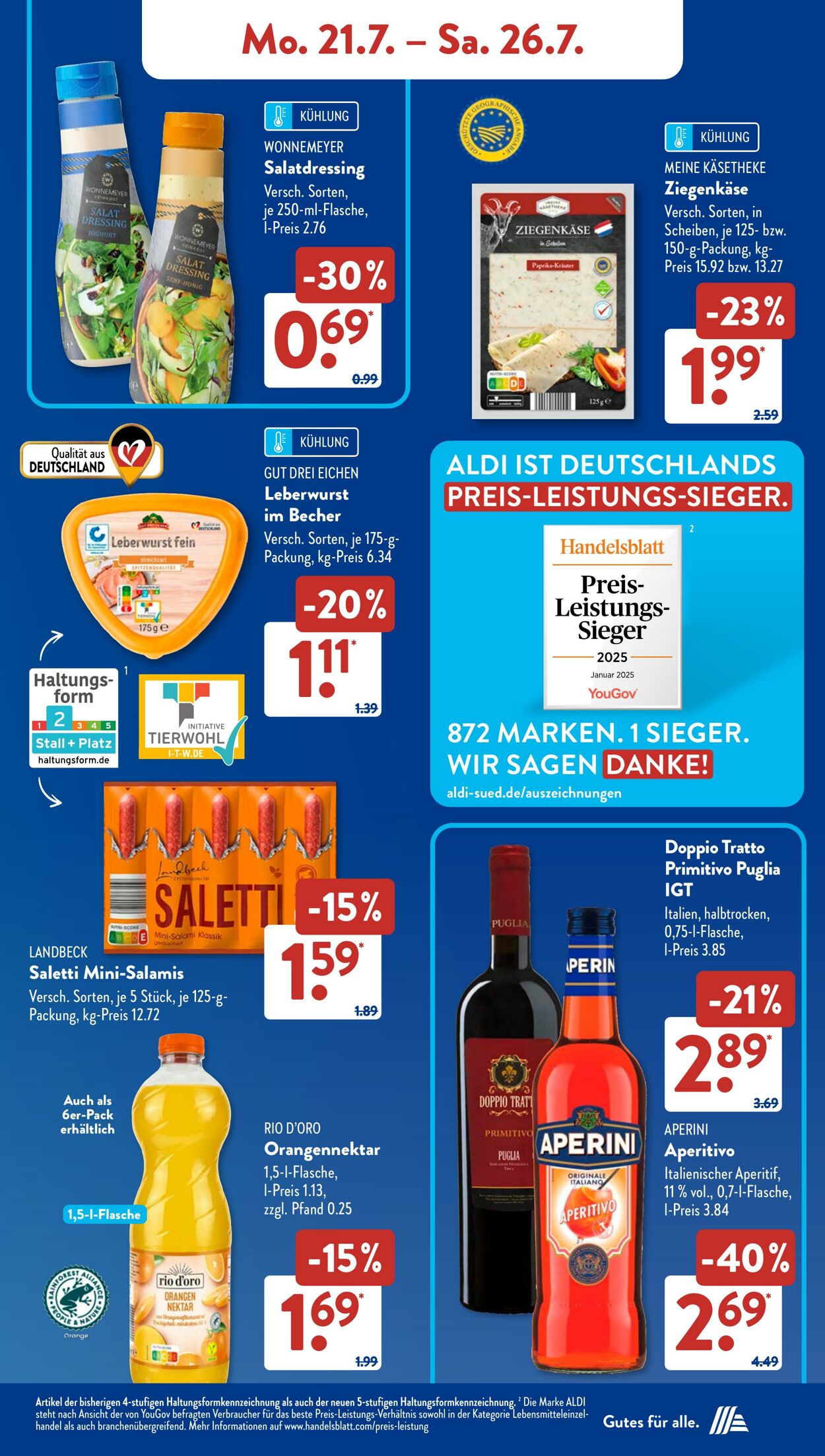 Prospekt ALDI SÜD 16.07.2025 - 30.07.2025