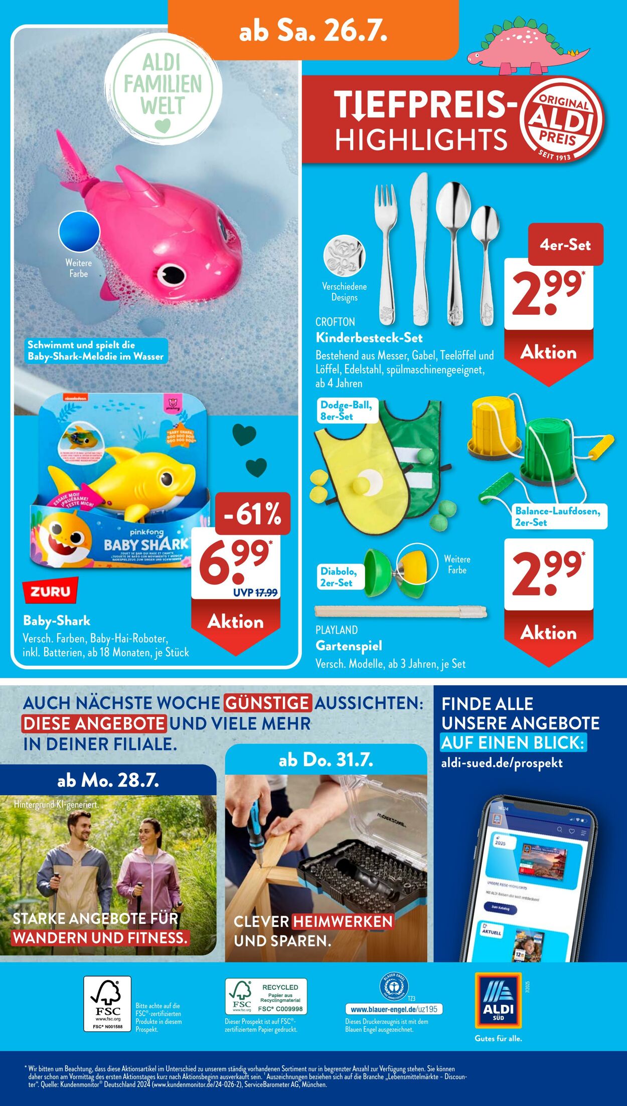 Prospekt ALDI SÜD 16.07.2025 - 30.07.2025