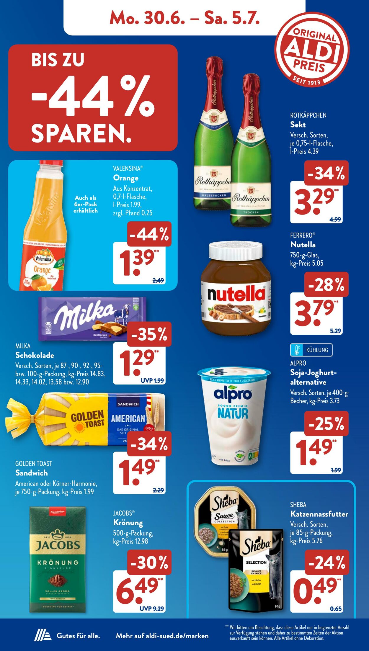 Prospekt ALDI SÜD 30.06.2025 - 06.07.2025