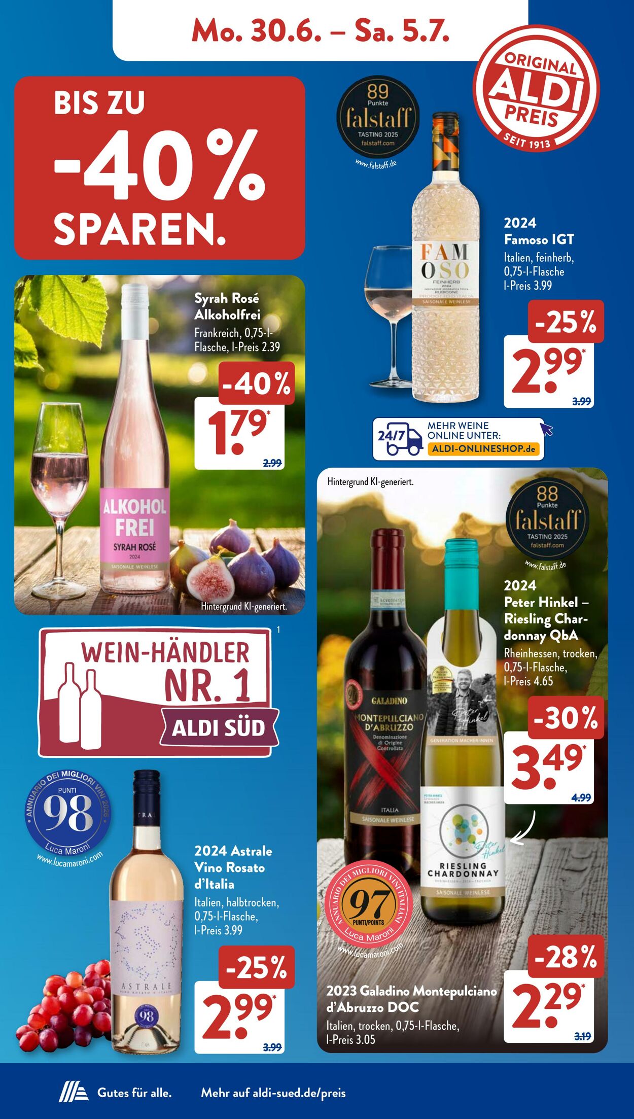 Prospekt ALDI SÜD 30.06.2025 - 06.07.2025