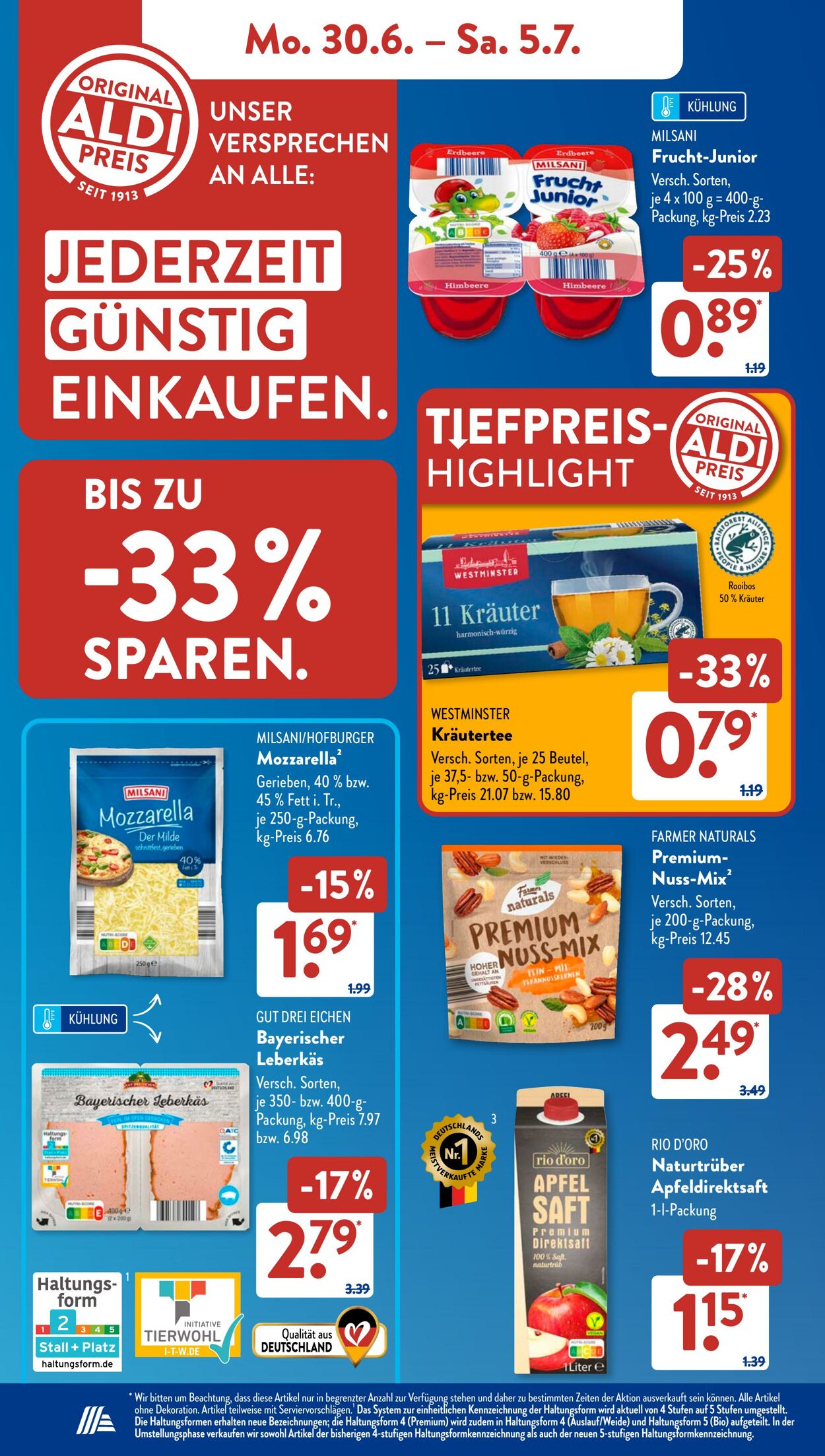 Prospekt ALDI SÜD 30.06.2025 - 06.07.2025
