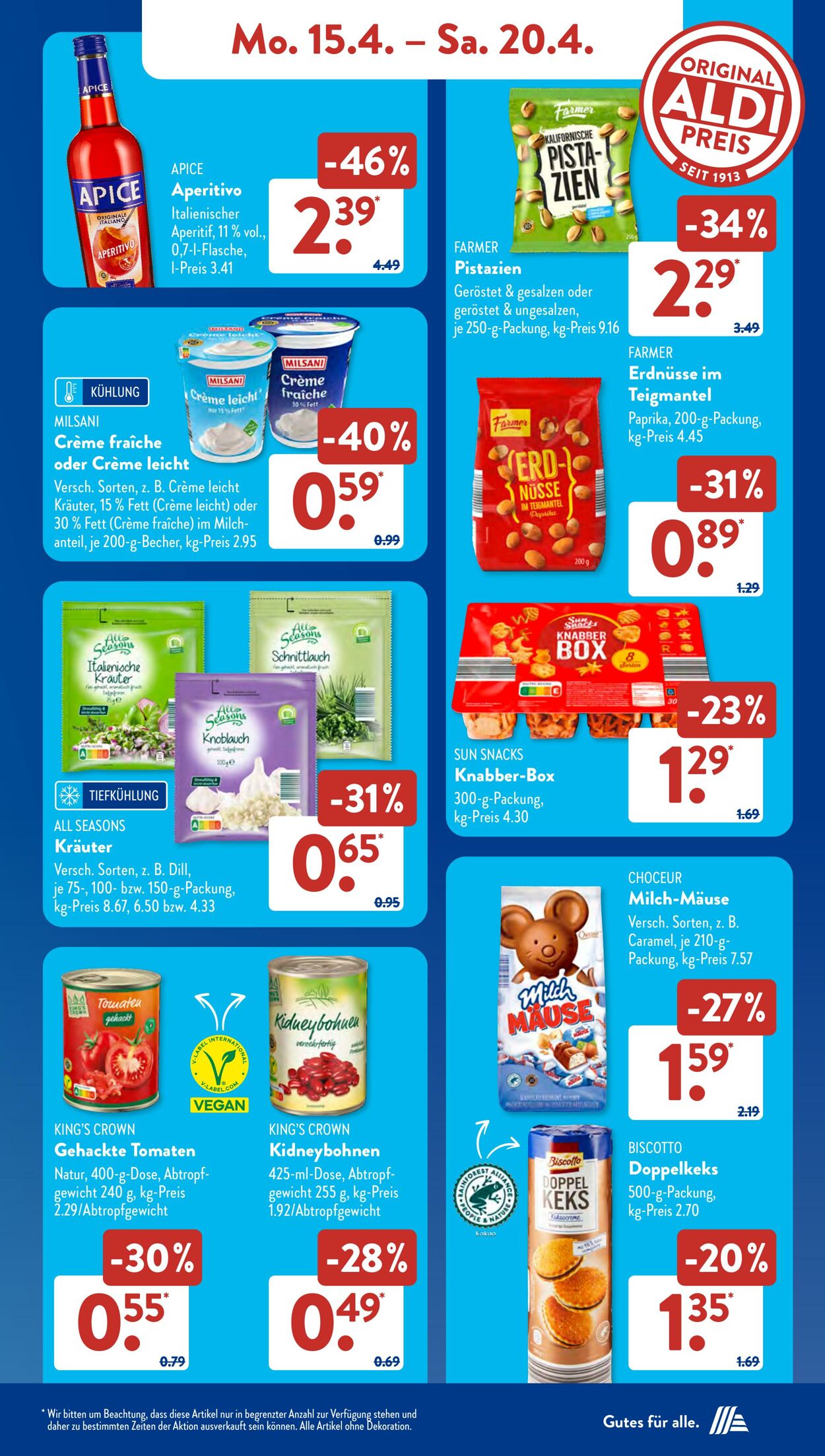 Prospekt ALDI SÜD 15.04.2024 - 20.04.2024