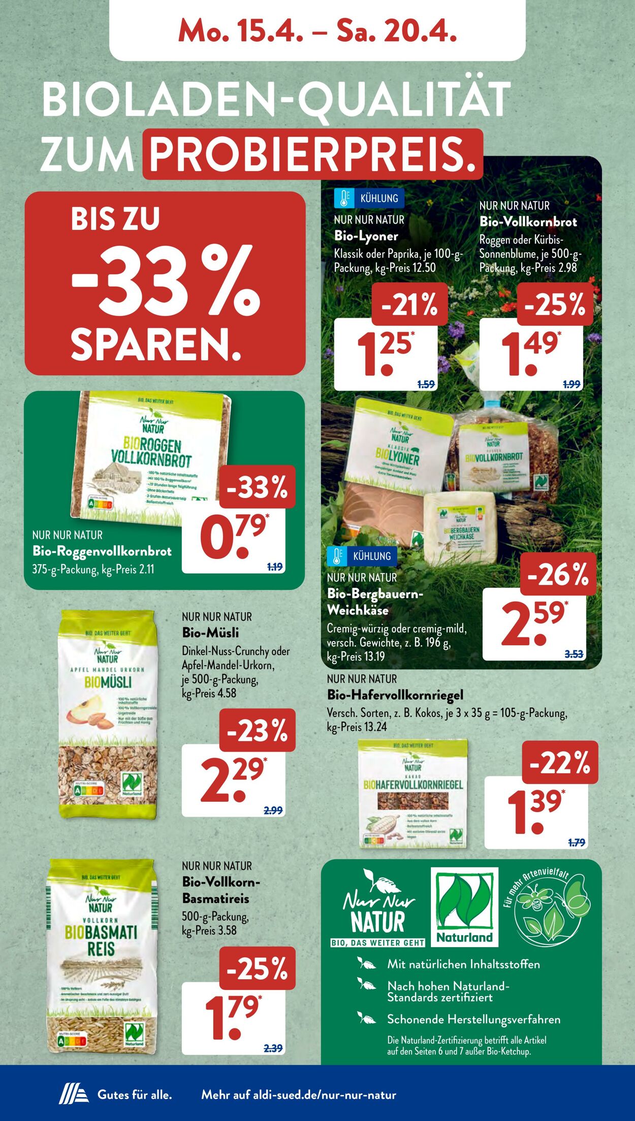 Prospekt ALDI SÜD 15.04.2024 - 20.04.2024