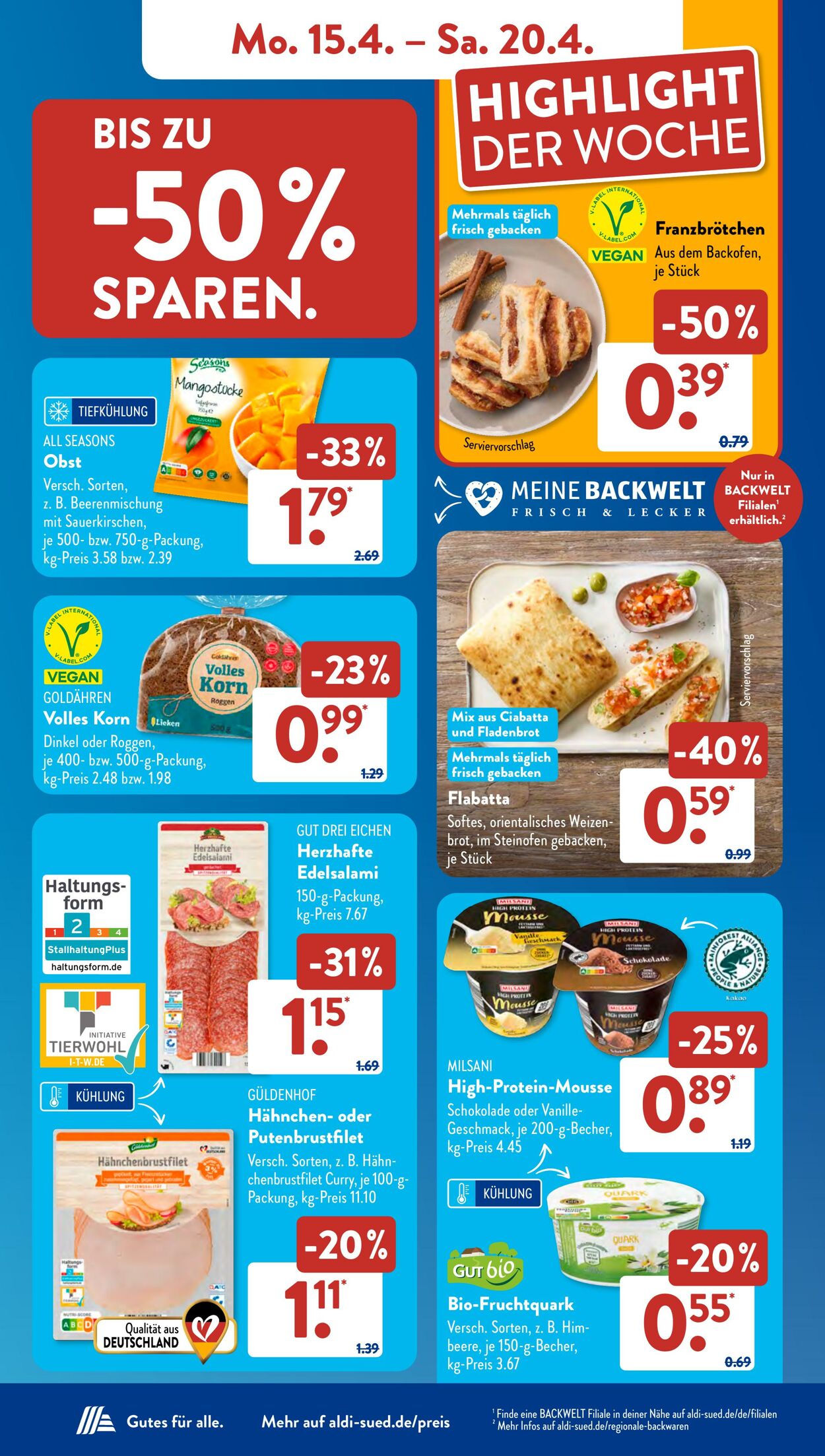 Prospekt ALDI SÜD 15.04.2024 - 20.04.2024