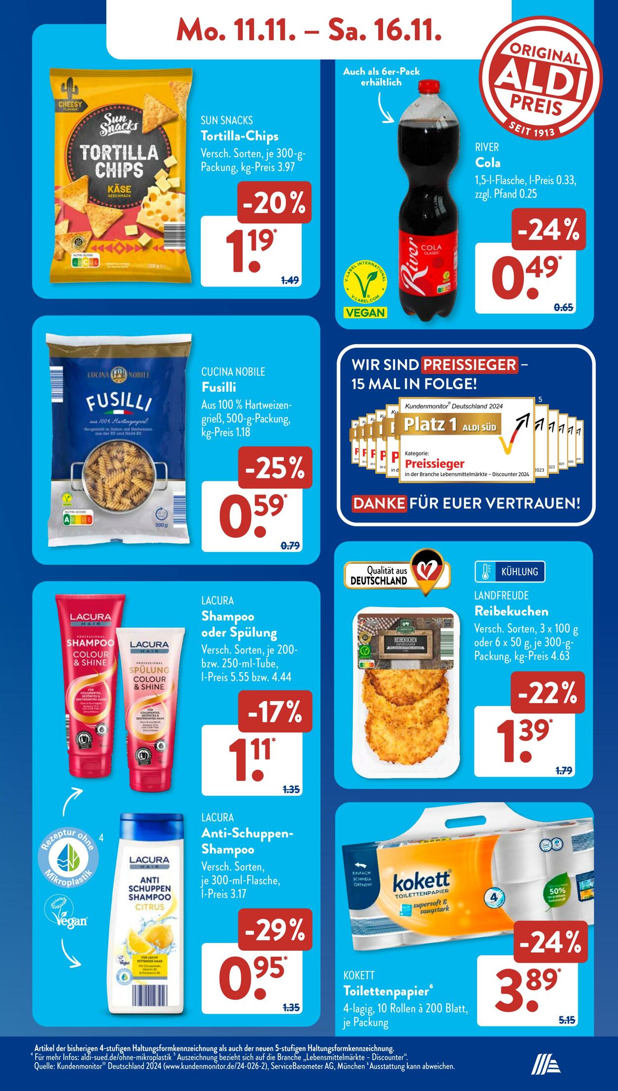 Prospekt ALDI SÜD 11.11.2024 - 17.11.2024