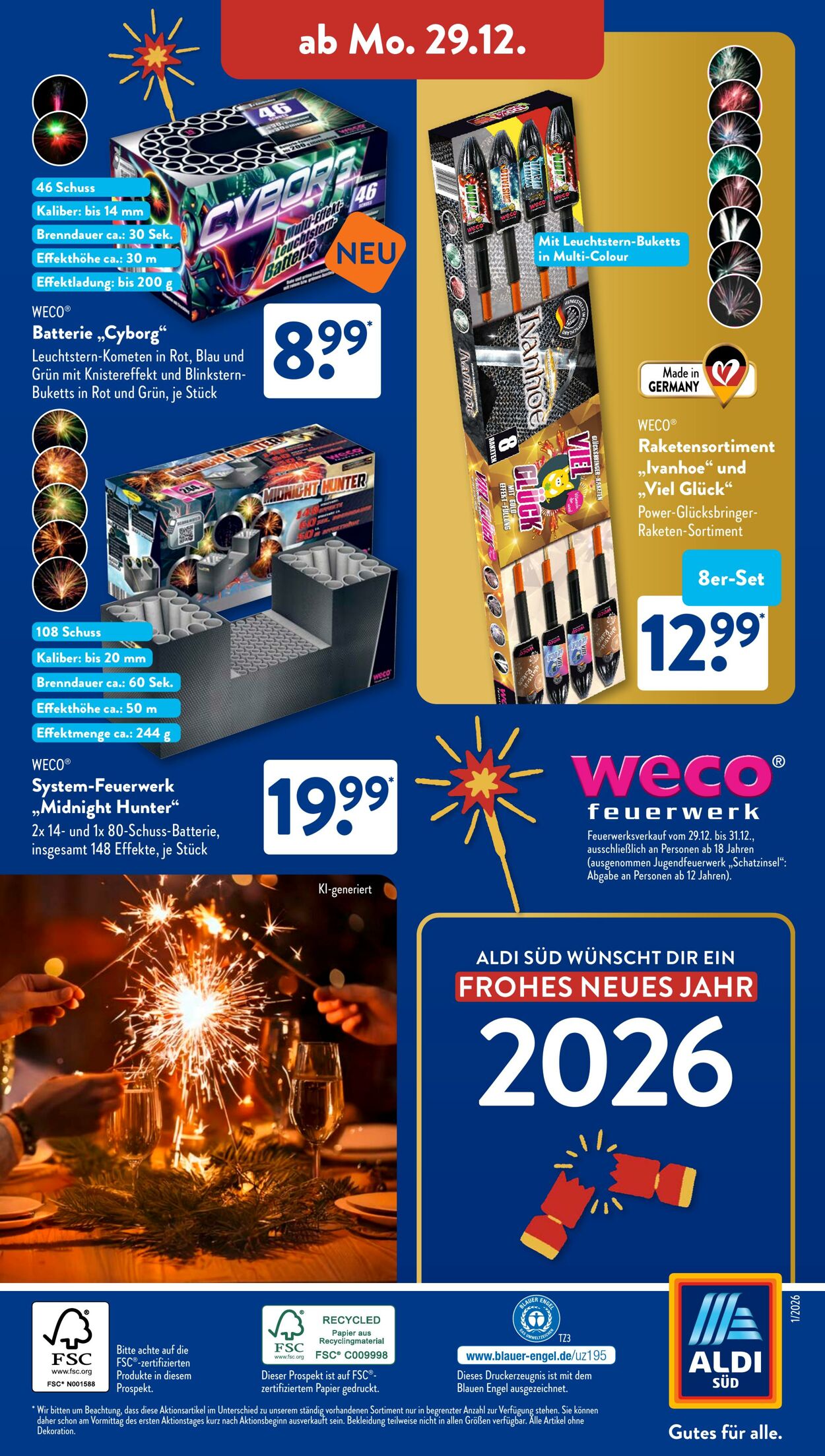 Prospekt ALDI SÜD 22.12.2025 - 06.01.2026