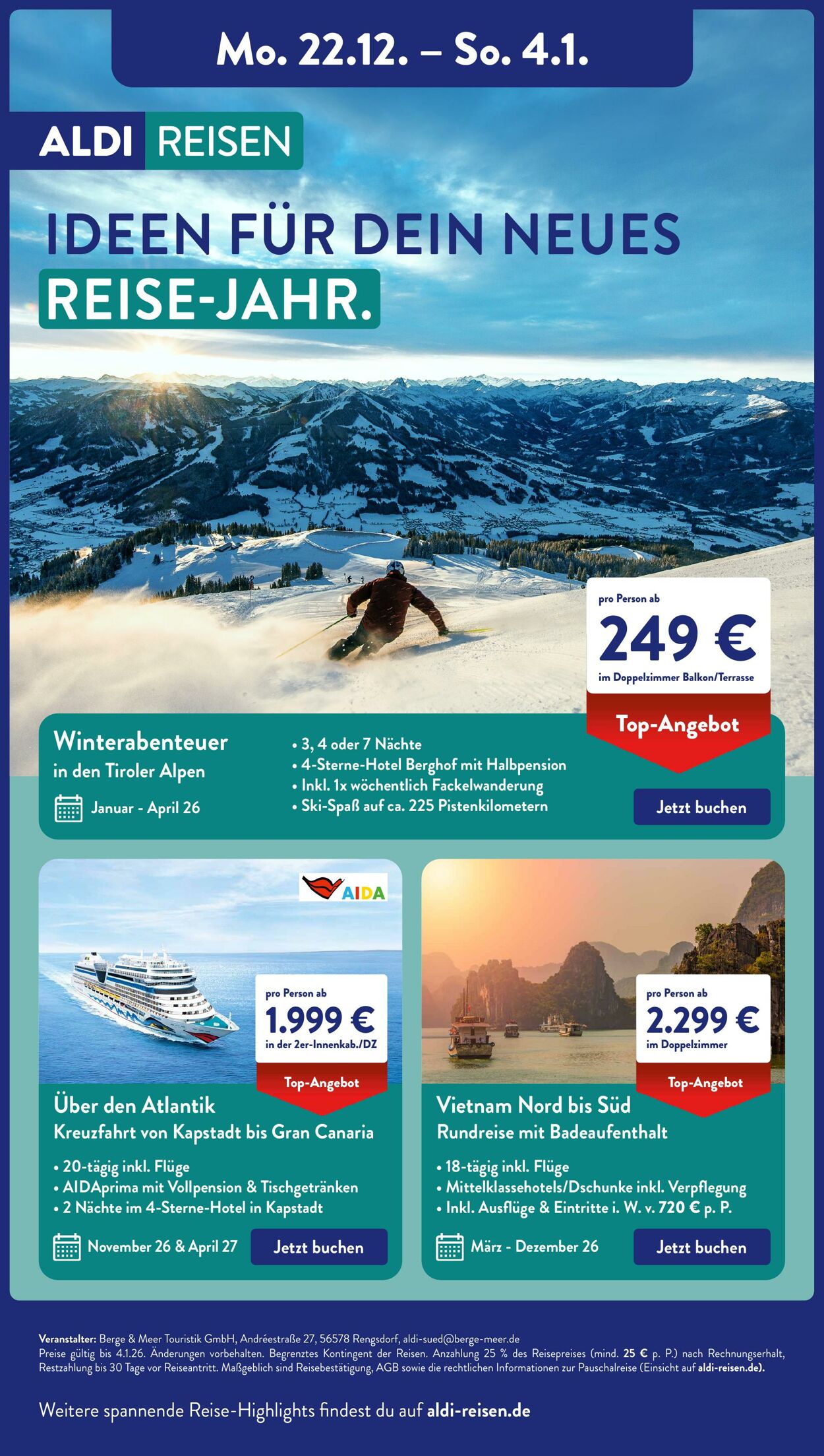 Prospekt ALDI SÜD 22.12.2025 - 06.01.2026
