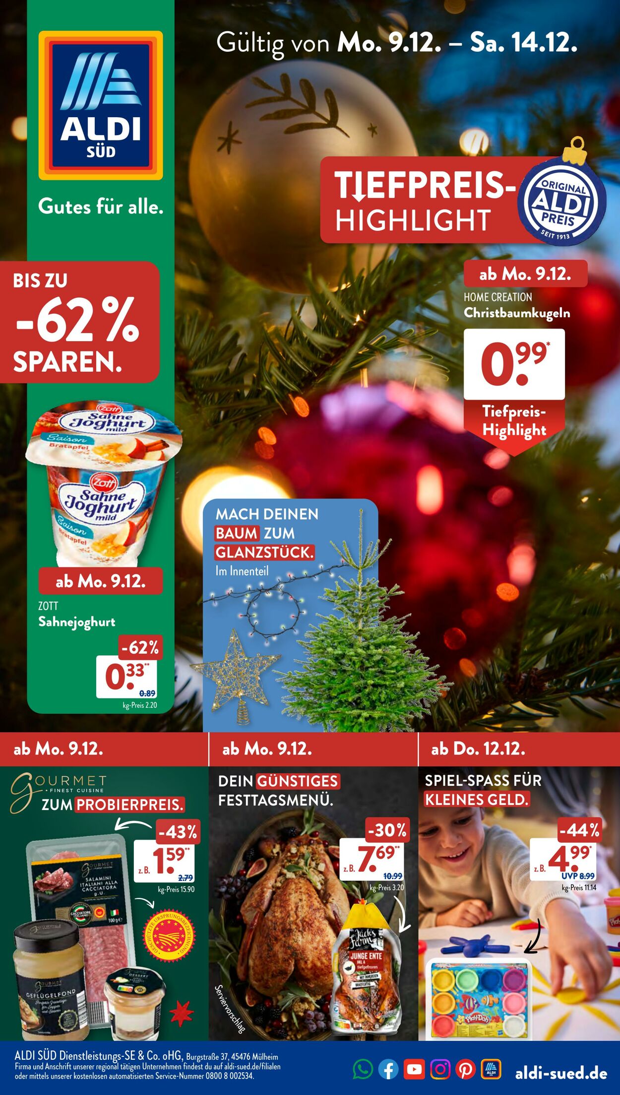 Prospekt ALDI SÜD 09.12.2024 - 15.12.2024