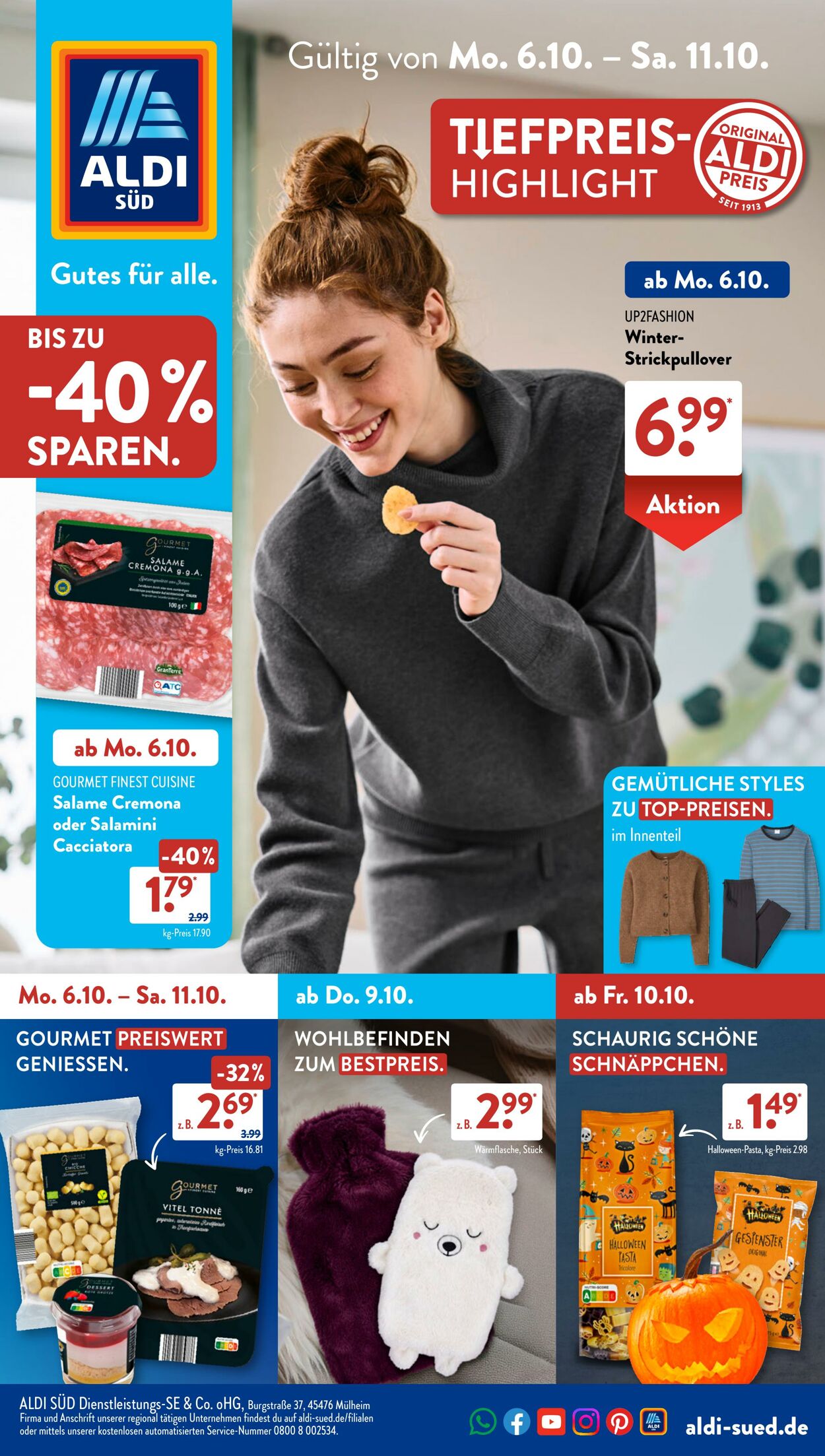 Prospekt ALDI SÜD 06.10.2025 - 20.10.2025