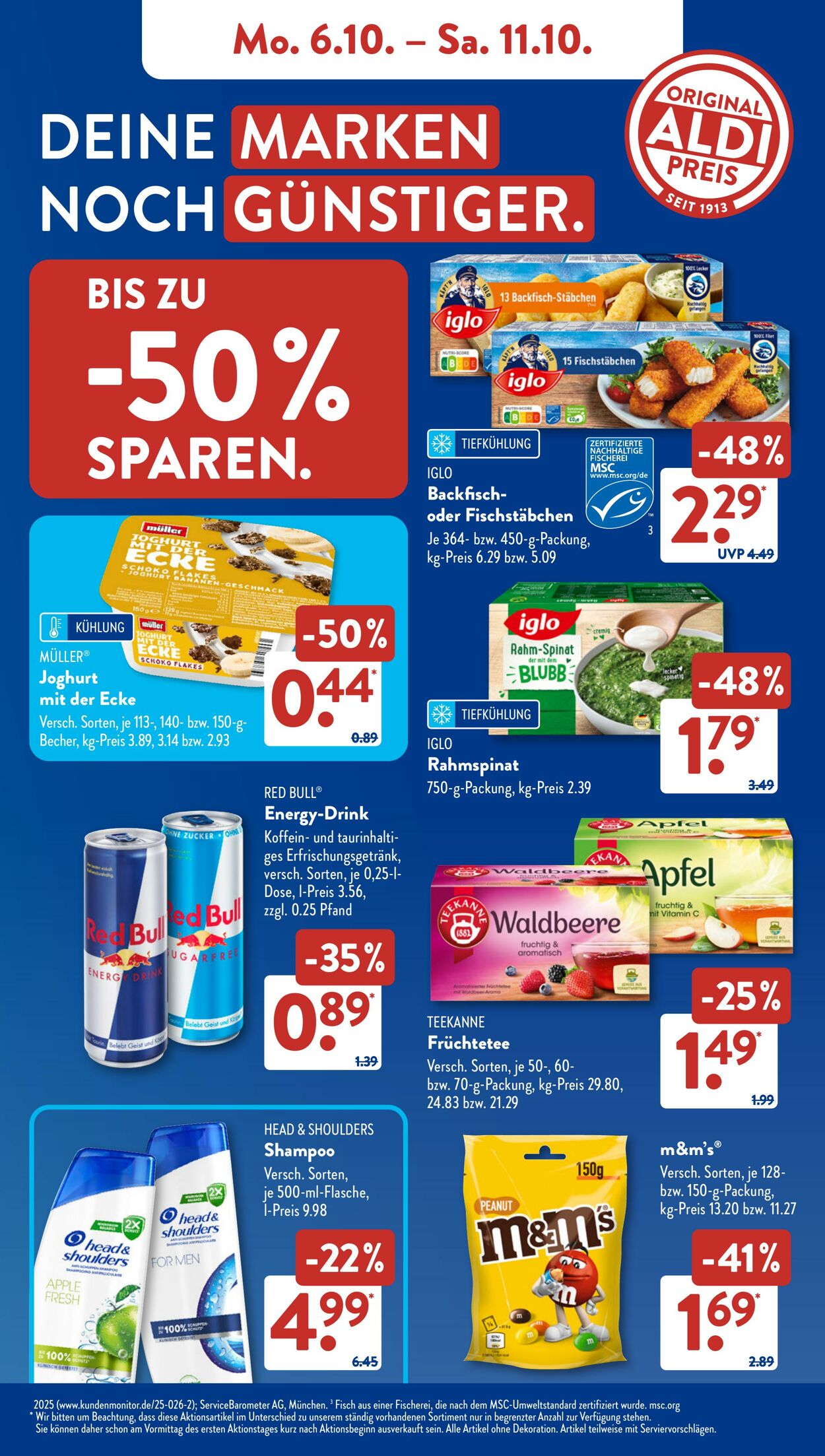 Prospekt ALDI SÜD 06.10.2025 - 20.10.2025