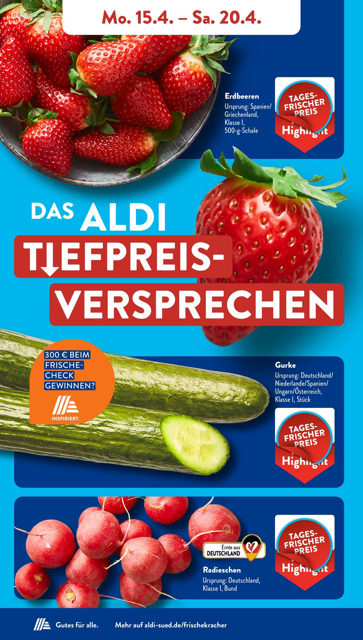 Prospekt ALDI SÜD 15.04.2024 - 20.04.2024