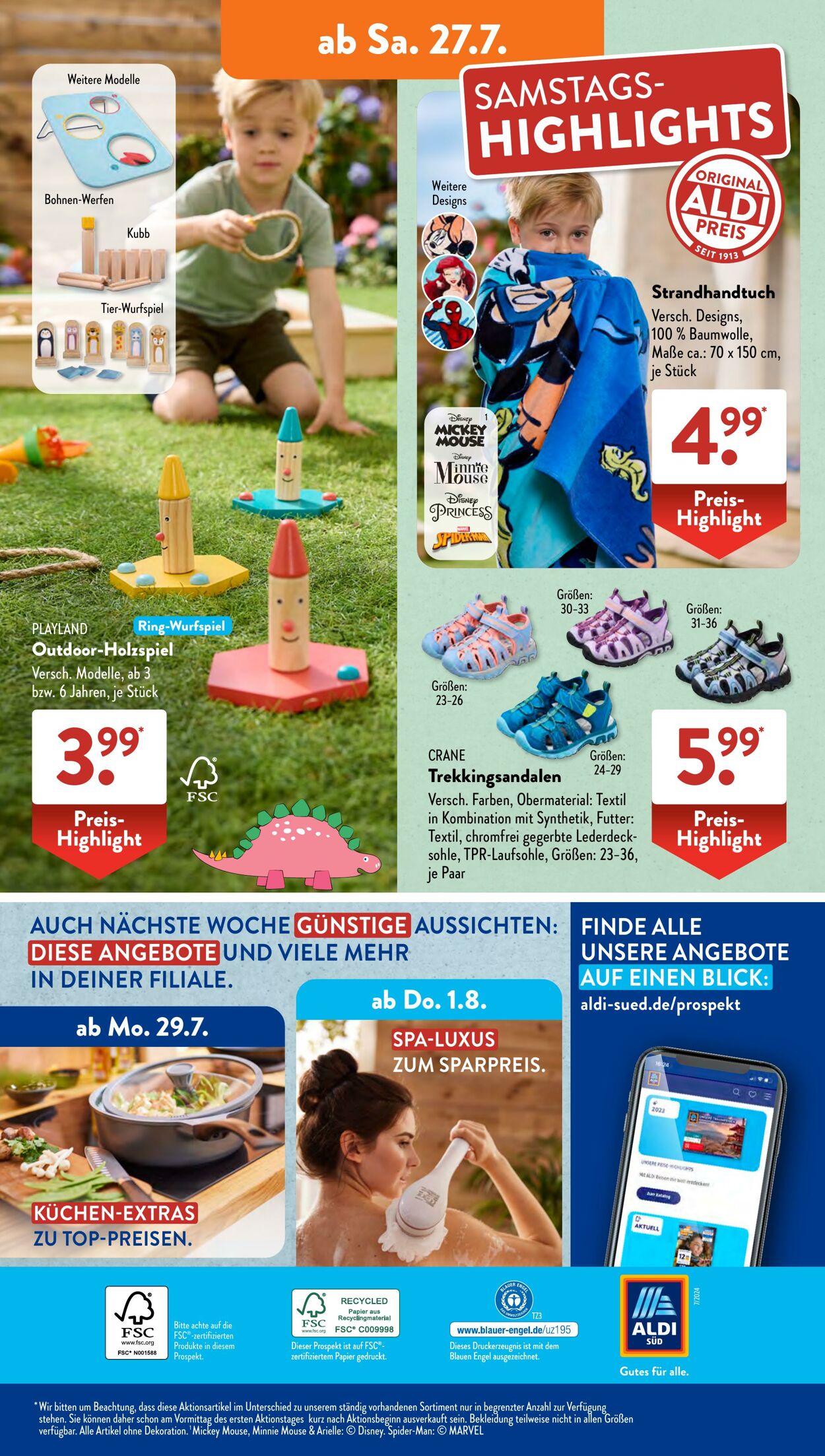 Prospekt ALDI SÜD 22.07.2024 - 27.07.2024