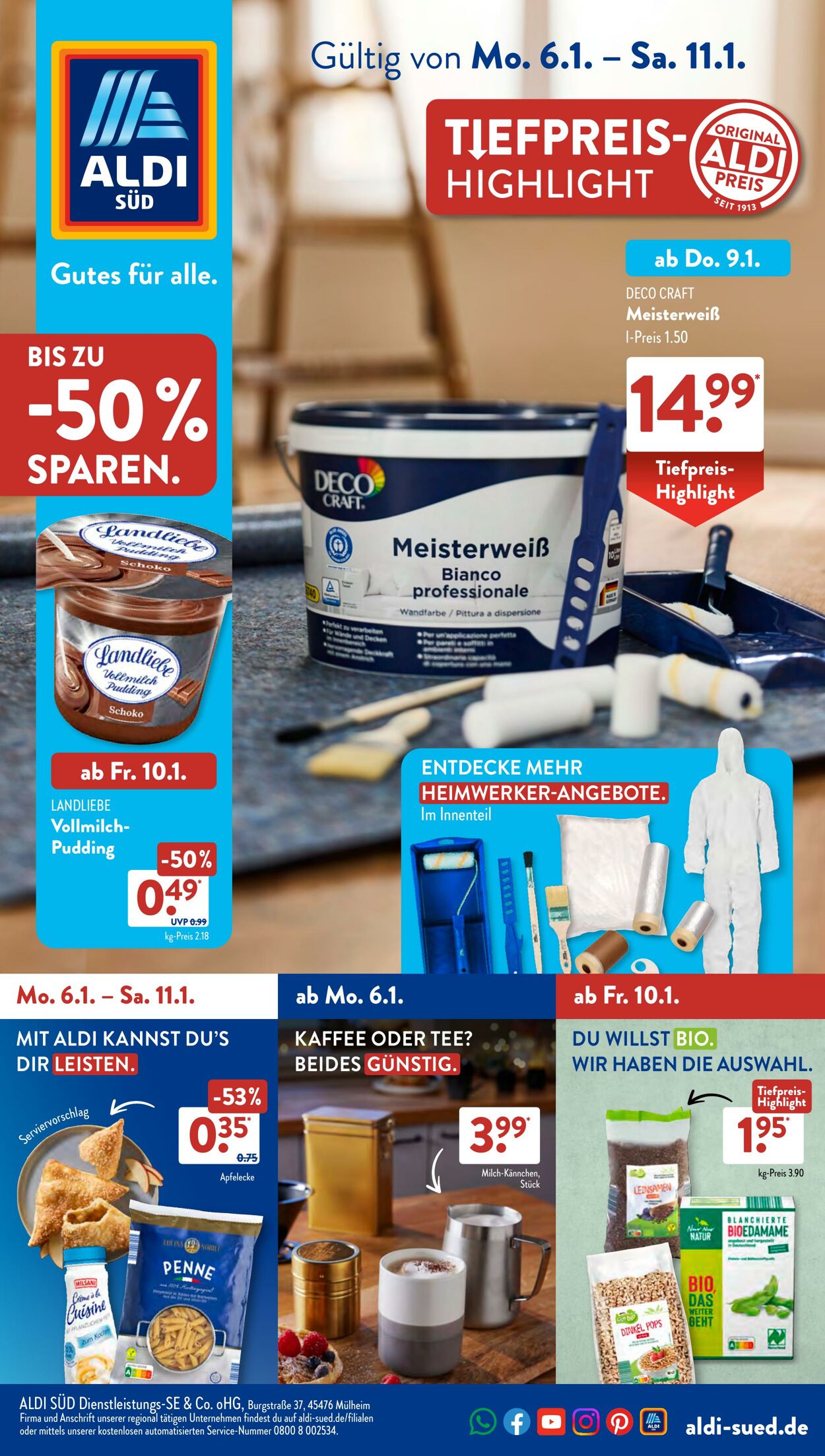 Prospekt ALDI SÜD 06.01.2025 - 11.01.2025