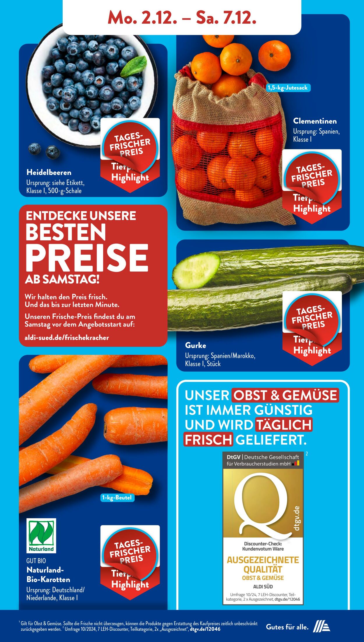 Prospekt ALDI SÜD 02.12.2024 - 08.12.2024