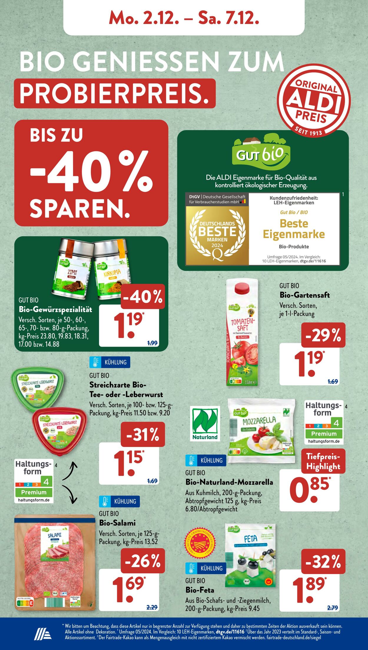 Prospekt ALDI SÜD 02.12.2024 - 08.12.2024