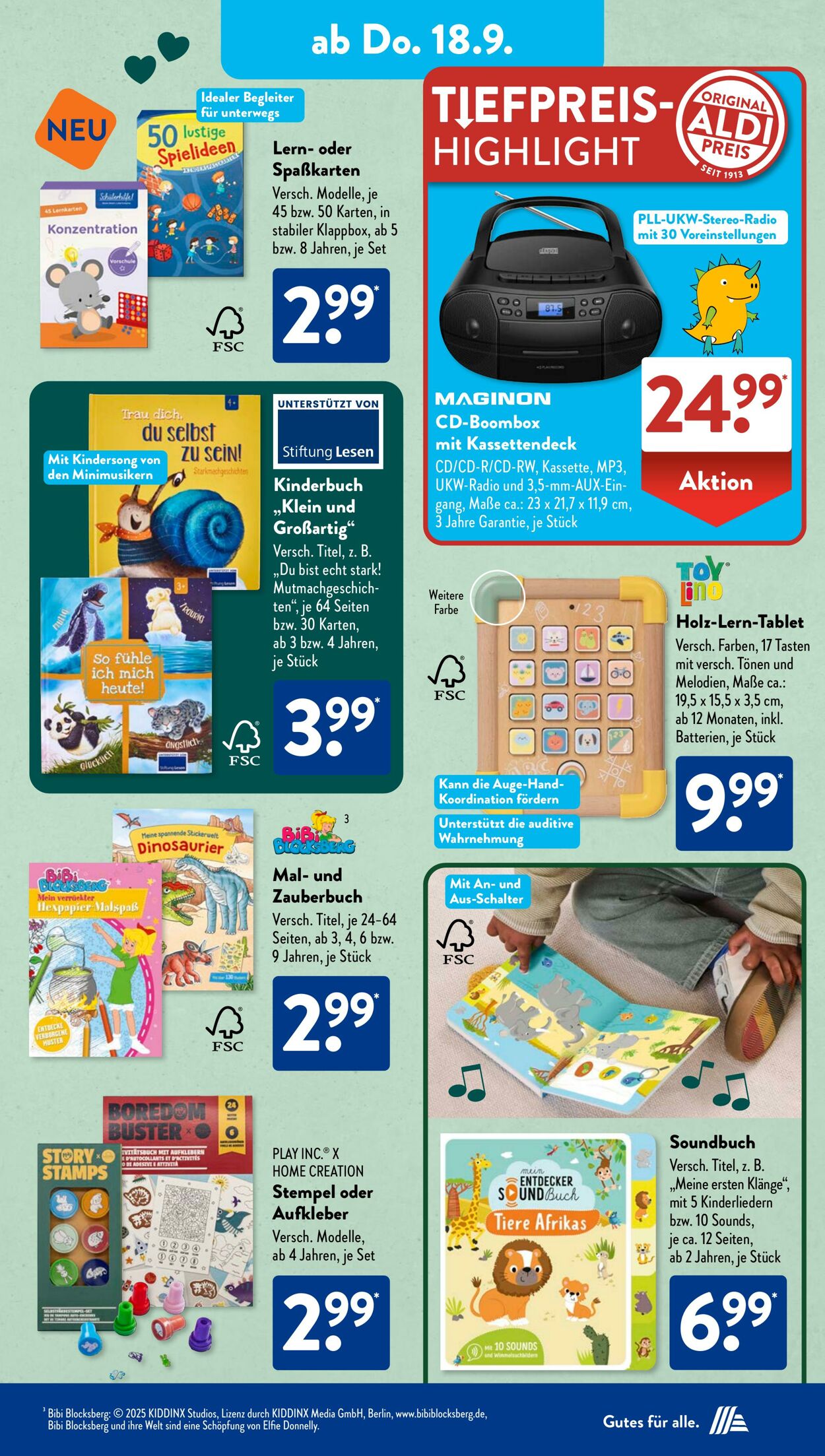 Prospekt ALDI SÜD 17.09.2025 - 01.10.2025
