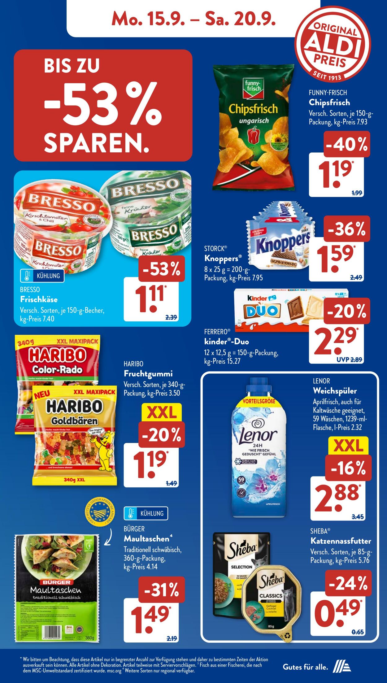 Prospekt ALDI SÜD 17.09.2025 - 01.10.2025