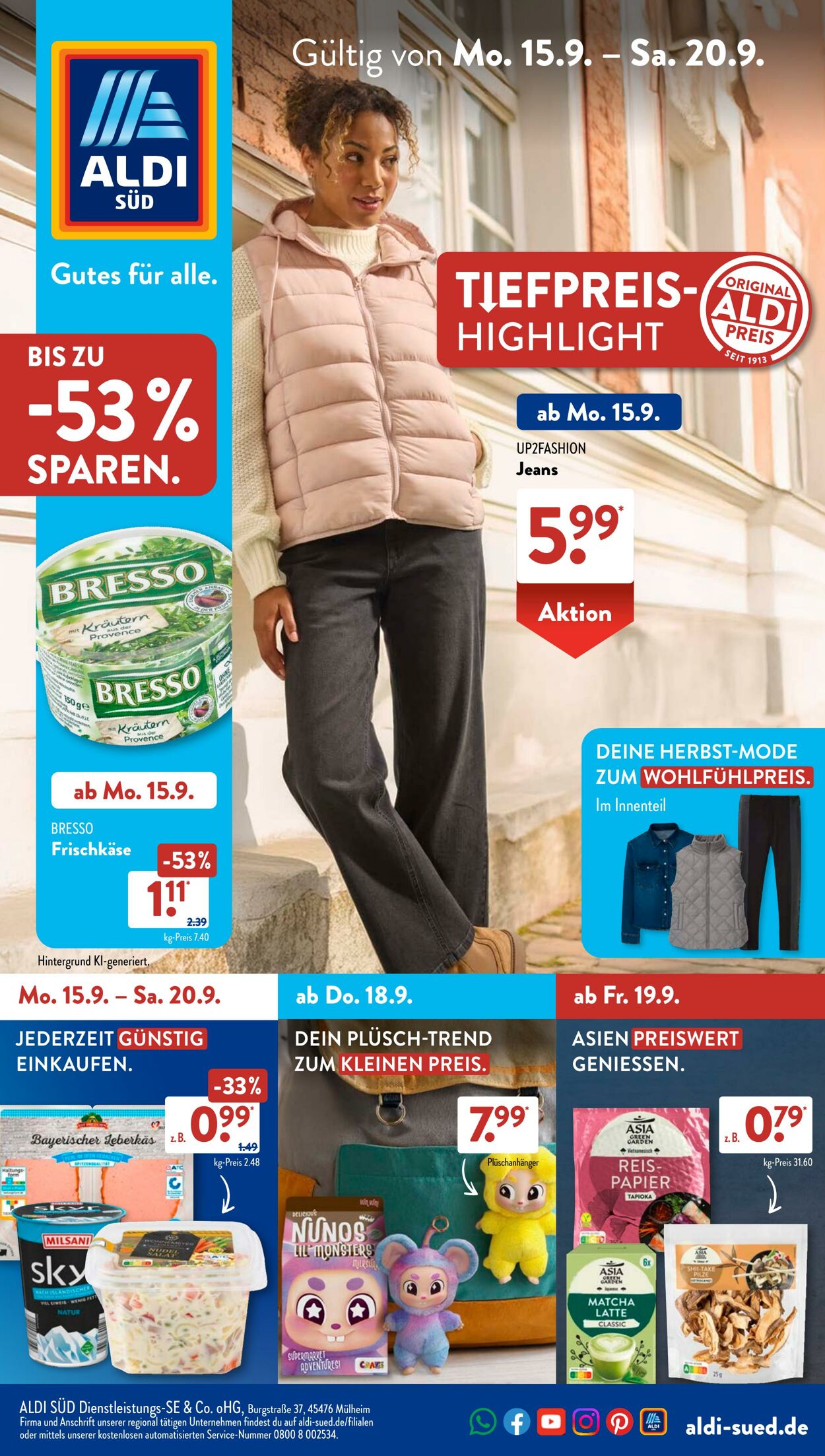 Prospekt ALDI SÜD 17.09.2025 - 01.10.2025