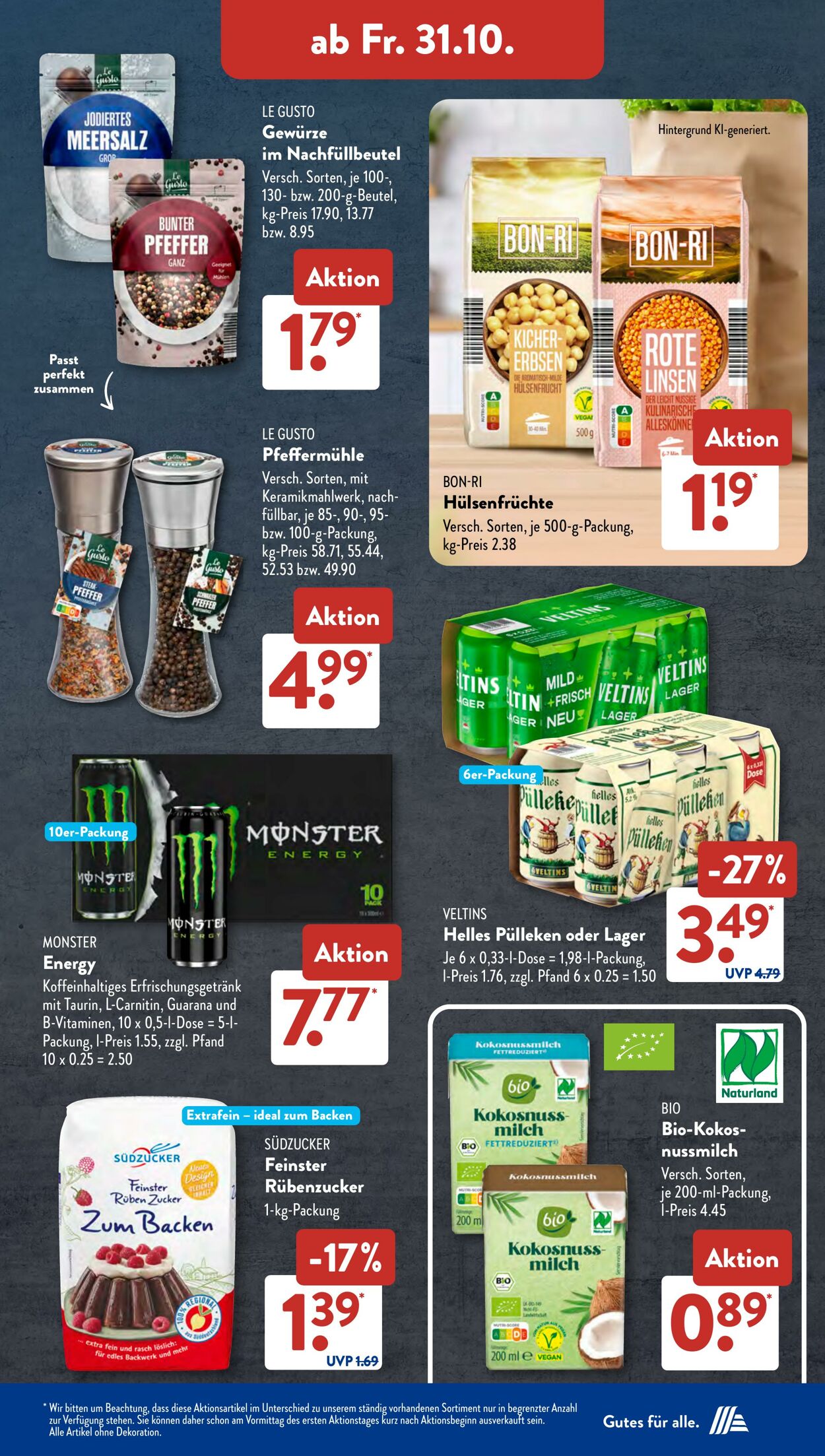 Prospekt ALDI SÜD 27.10.2025 - 03.11.2025