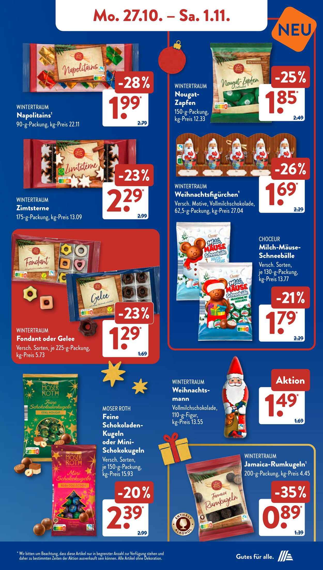 Prospekt ALDI SÜD 27.10.2025 - 03.11.2025