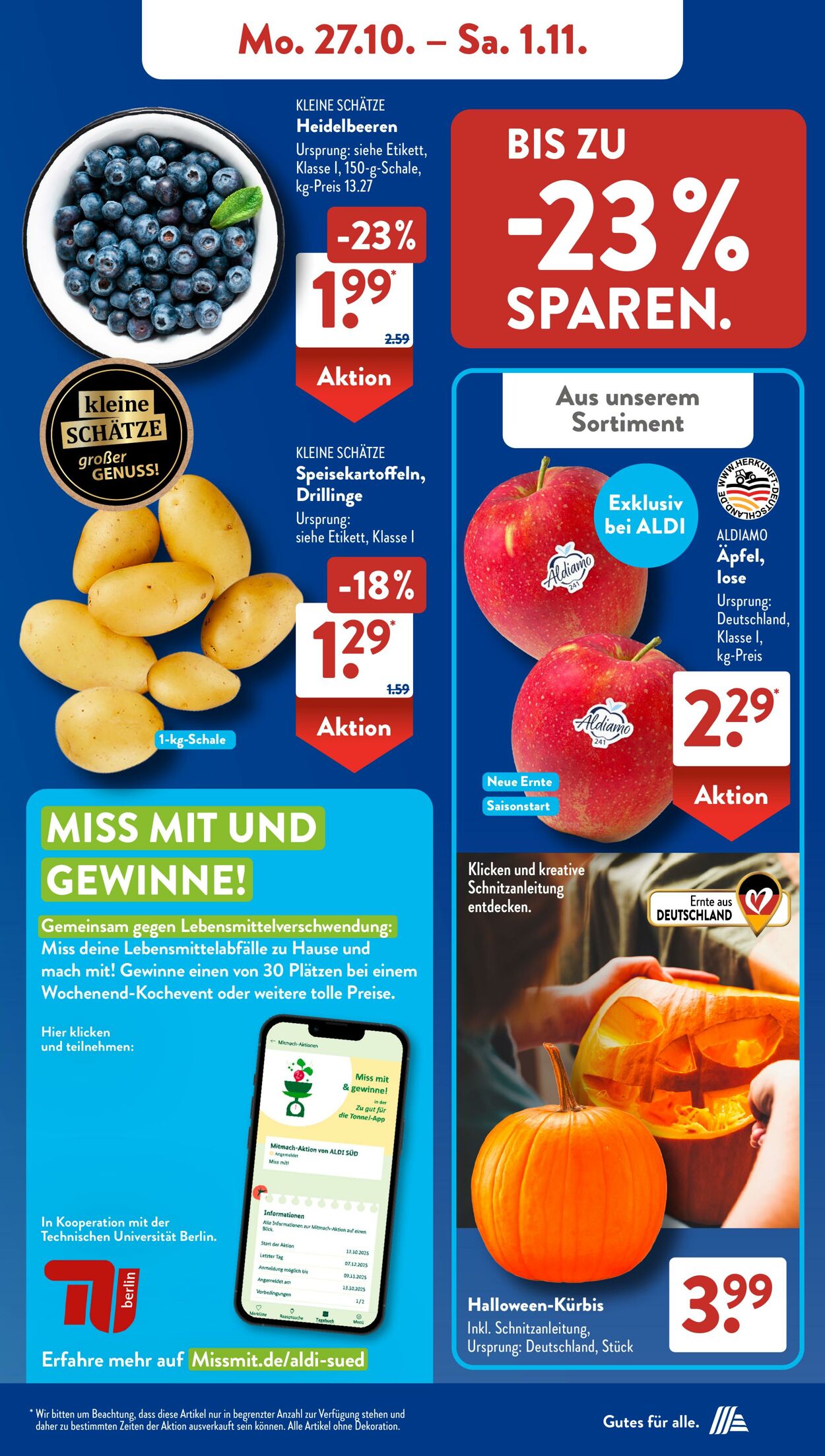 Prospekt ALDI SÜD 27.10.2025 - 03.11.2025