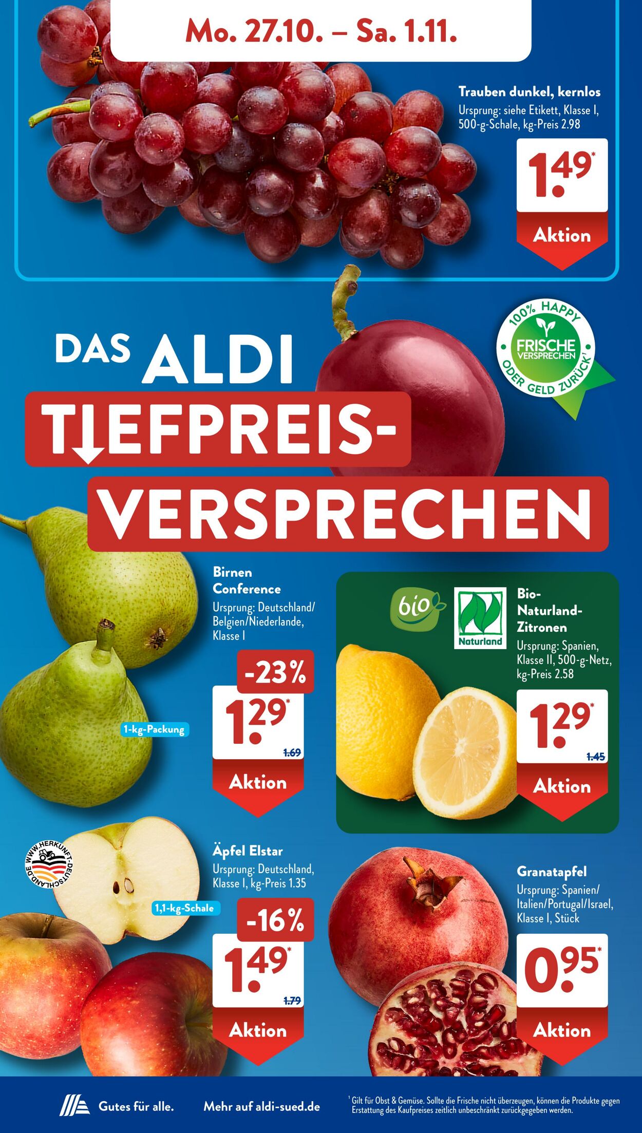 Prospekt ALDI SÜD 27.10.2025 - 03.11.2025