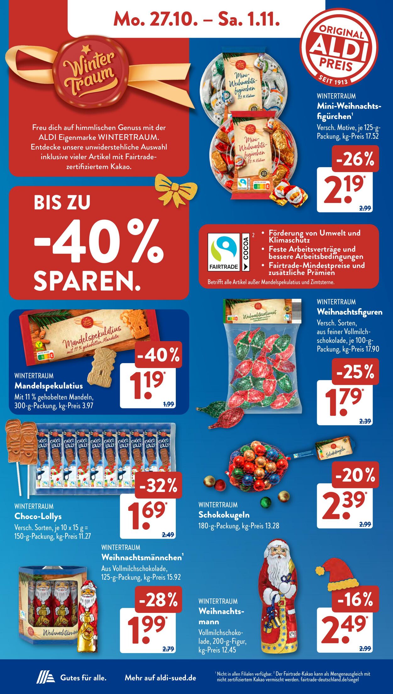 Prospekt ALDI SÜD 27.10.2025 - 03.11.2025