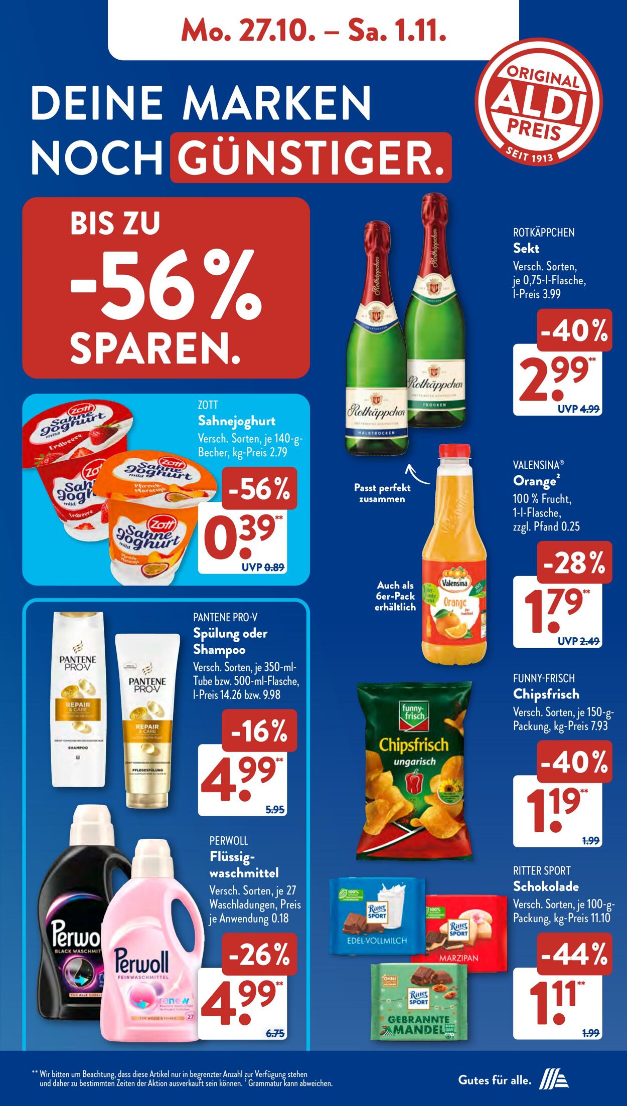 Prospekt ALDI SÜD 27.10.2025 - 03.11.2025