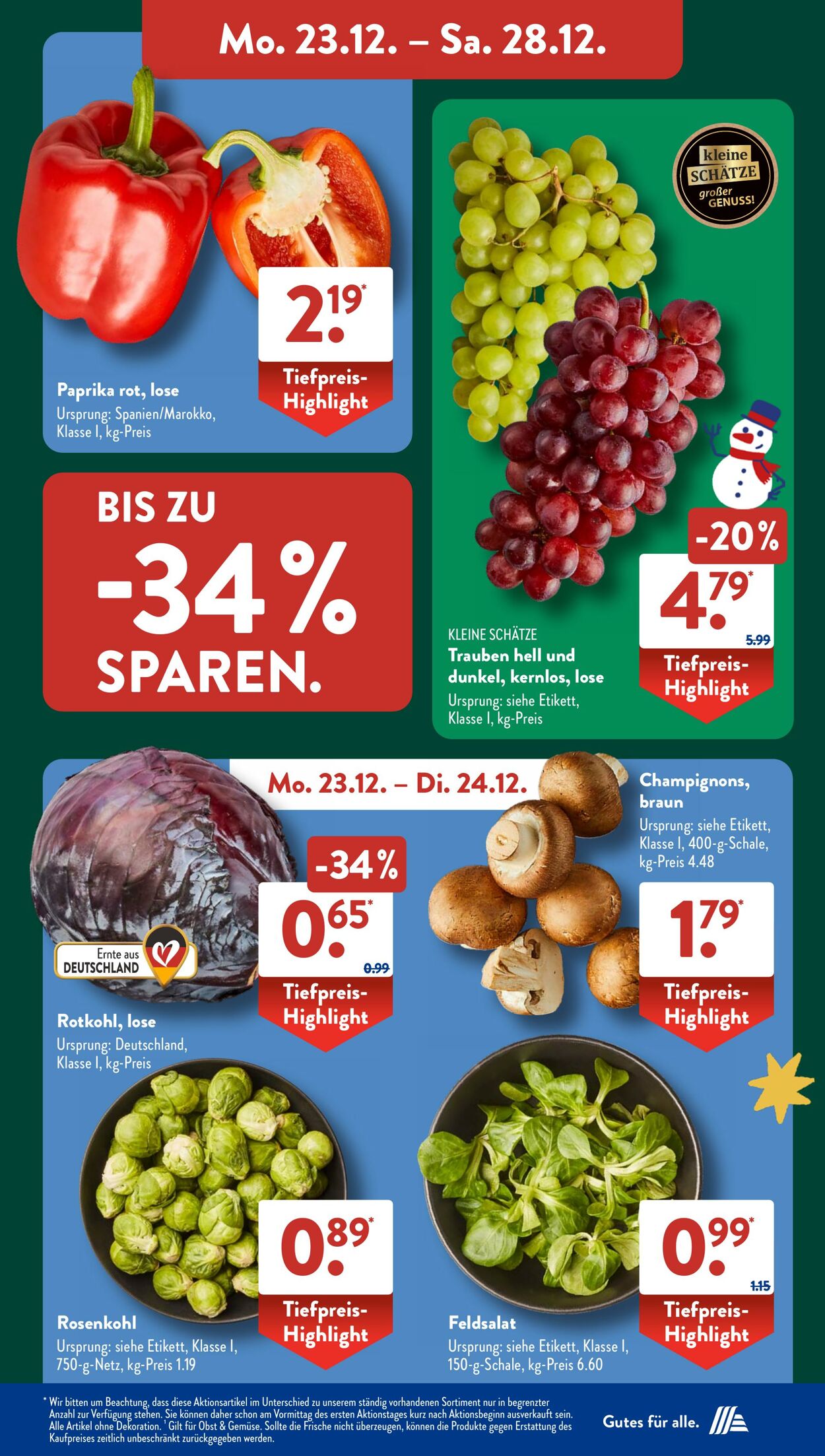 Prospekt ALDI SÜD 23.12.2024 - 29.12.2024