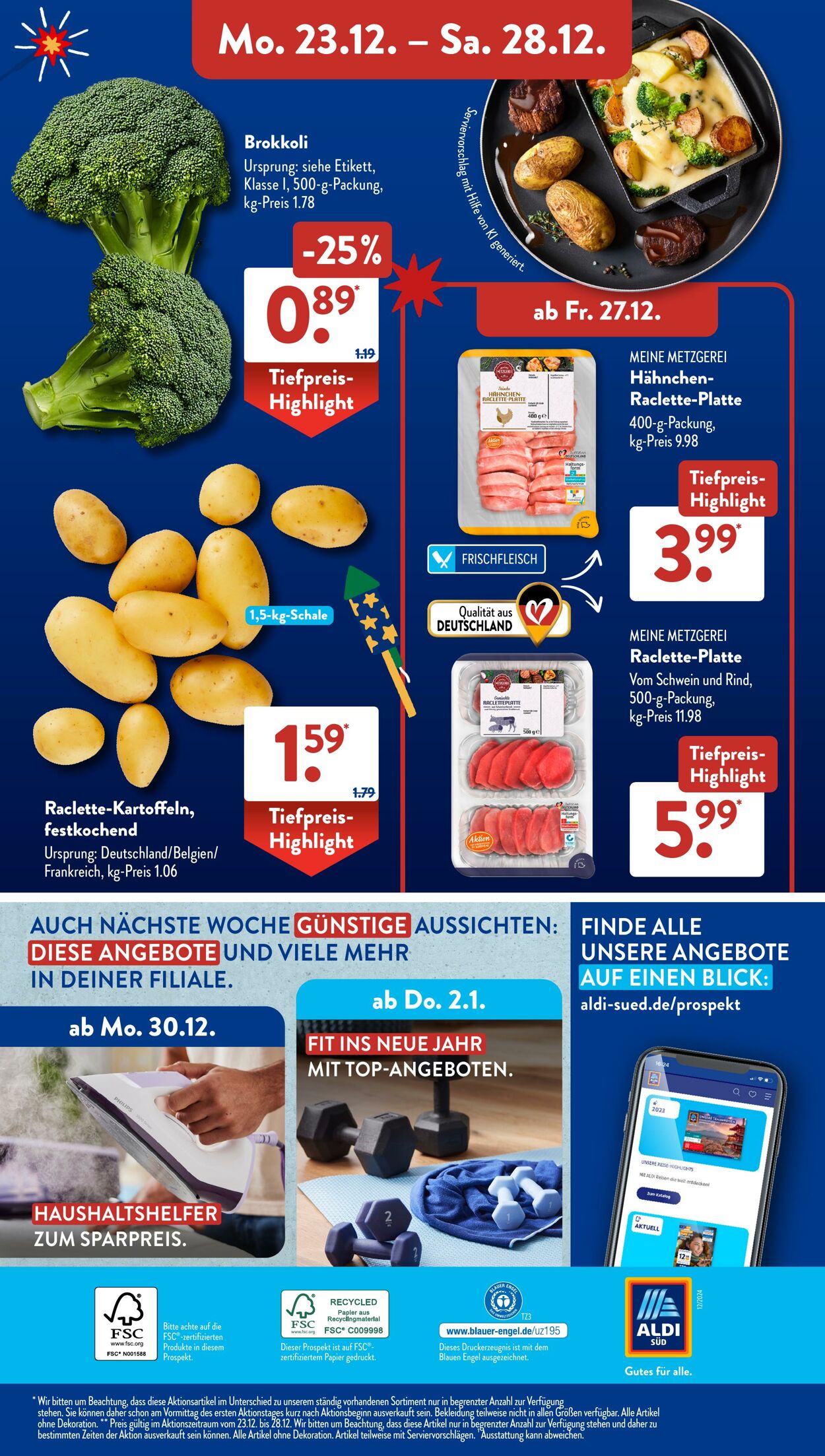 Prospekt ALDI SÜD 23.12.2024 - 29.12.2024