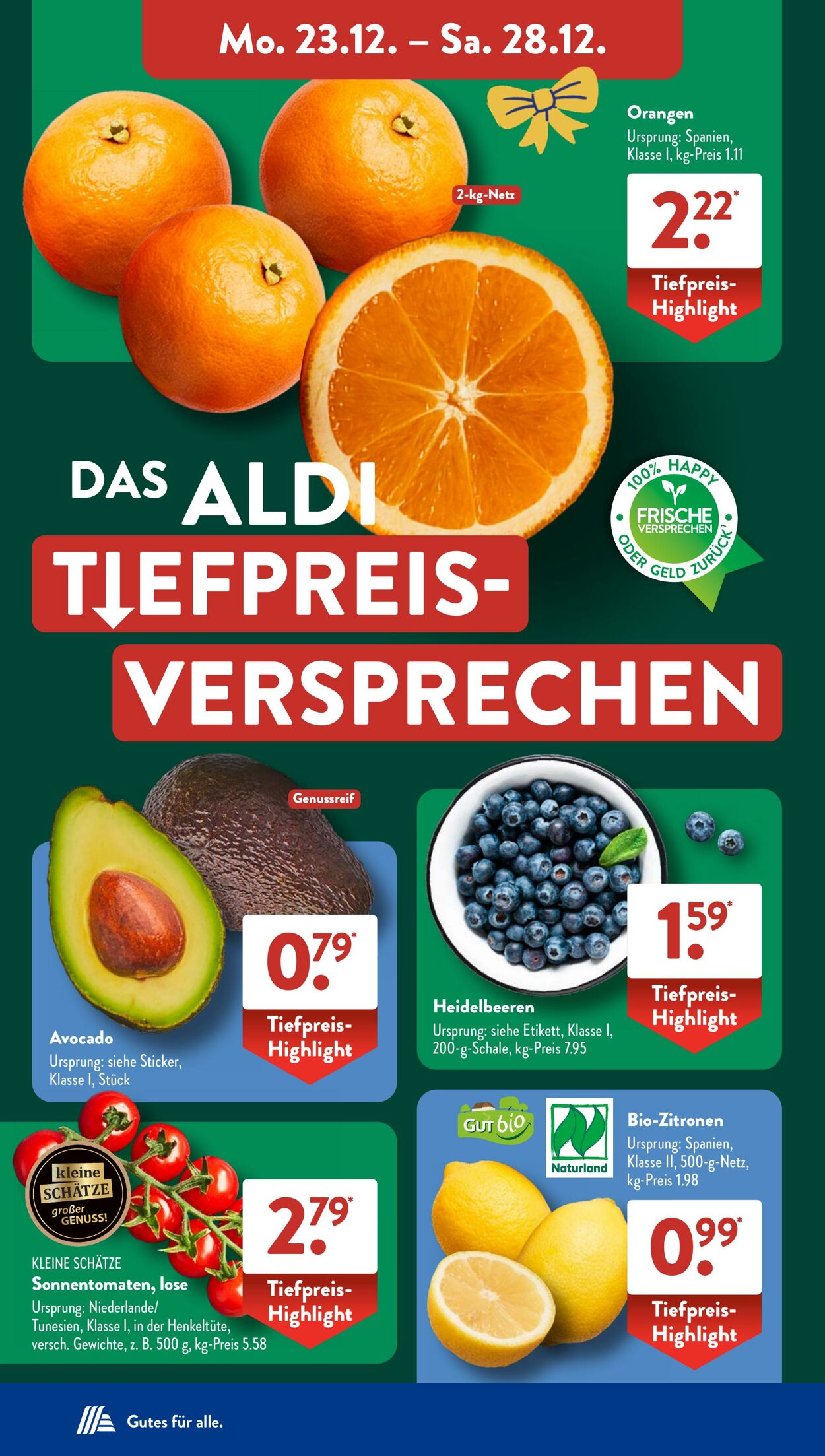 Prospekt ALDI SÜD 23.12.2024 - 29.12.2024