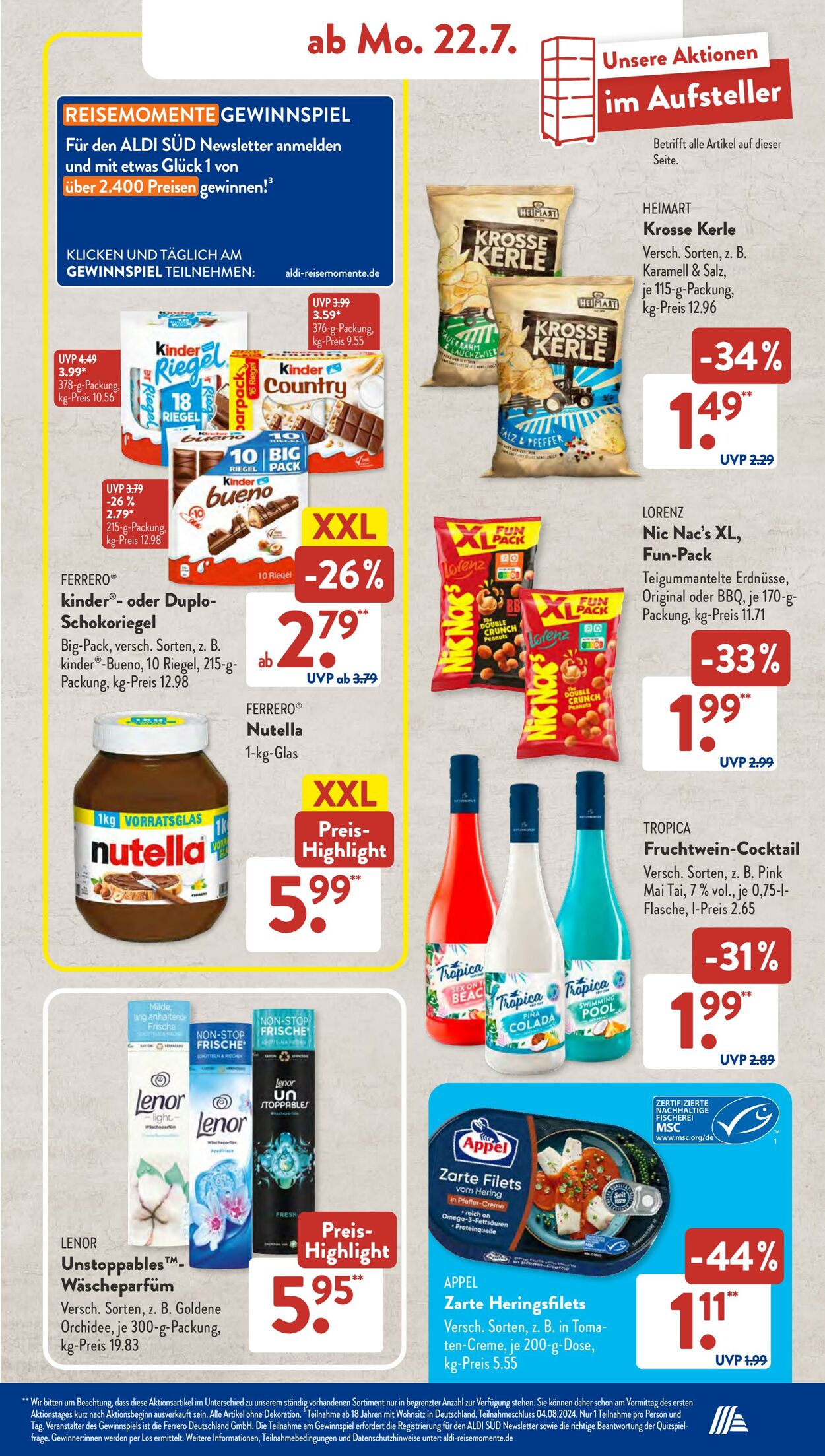 Prospekt ALDI SÜD 22.07.2024 - 27.07.2024