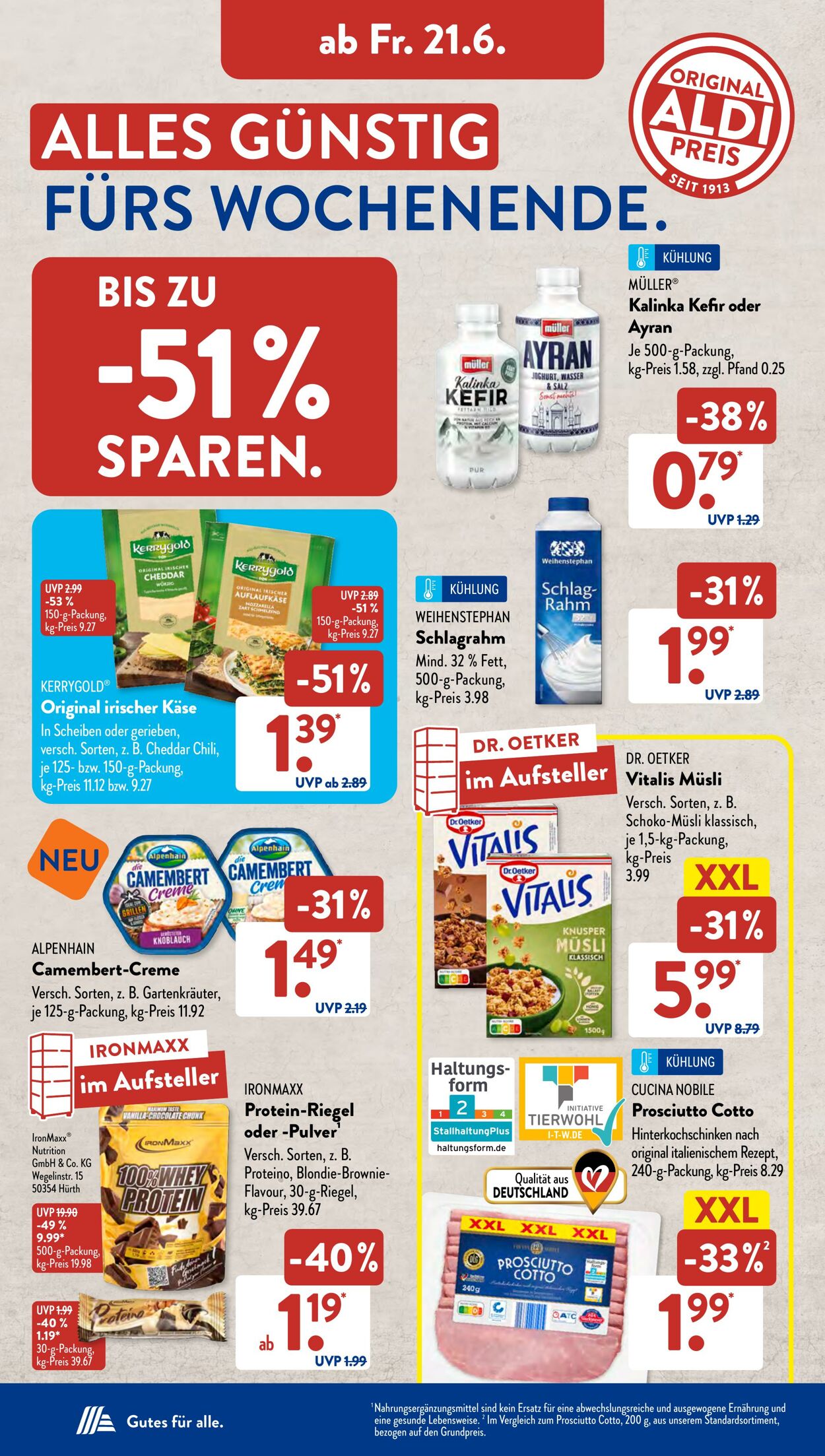 Prospekt ALDI SÜD 17.06.2024 - 22.06.2024