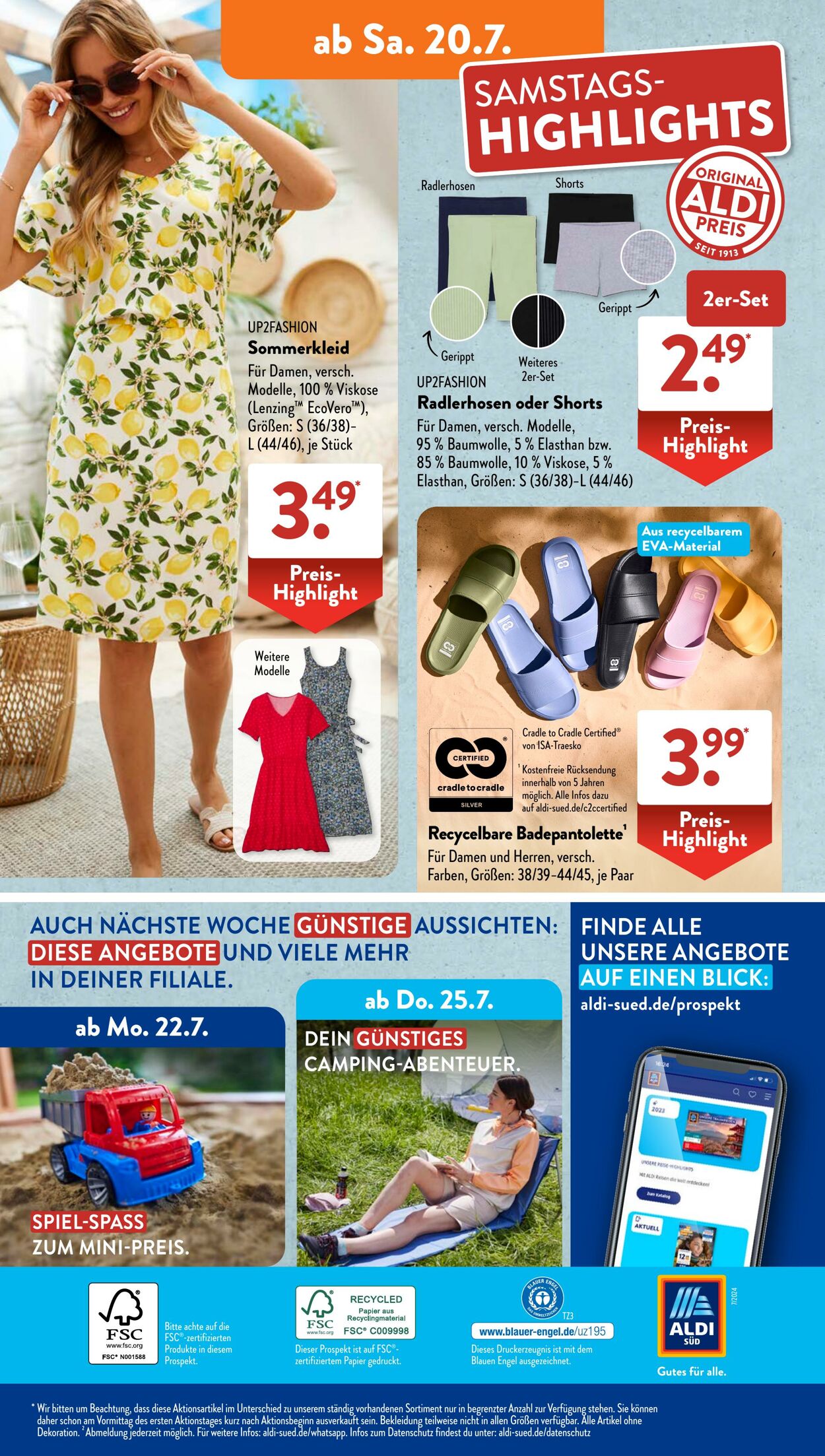 Prospekt ALDI SÜD 15.07.2024 - 20.07.2024