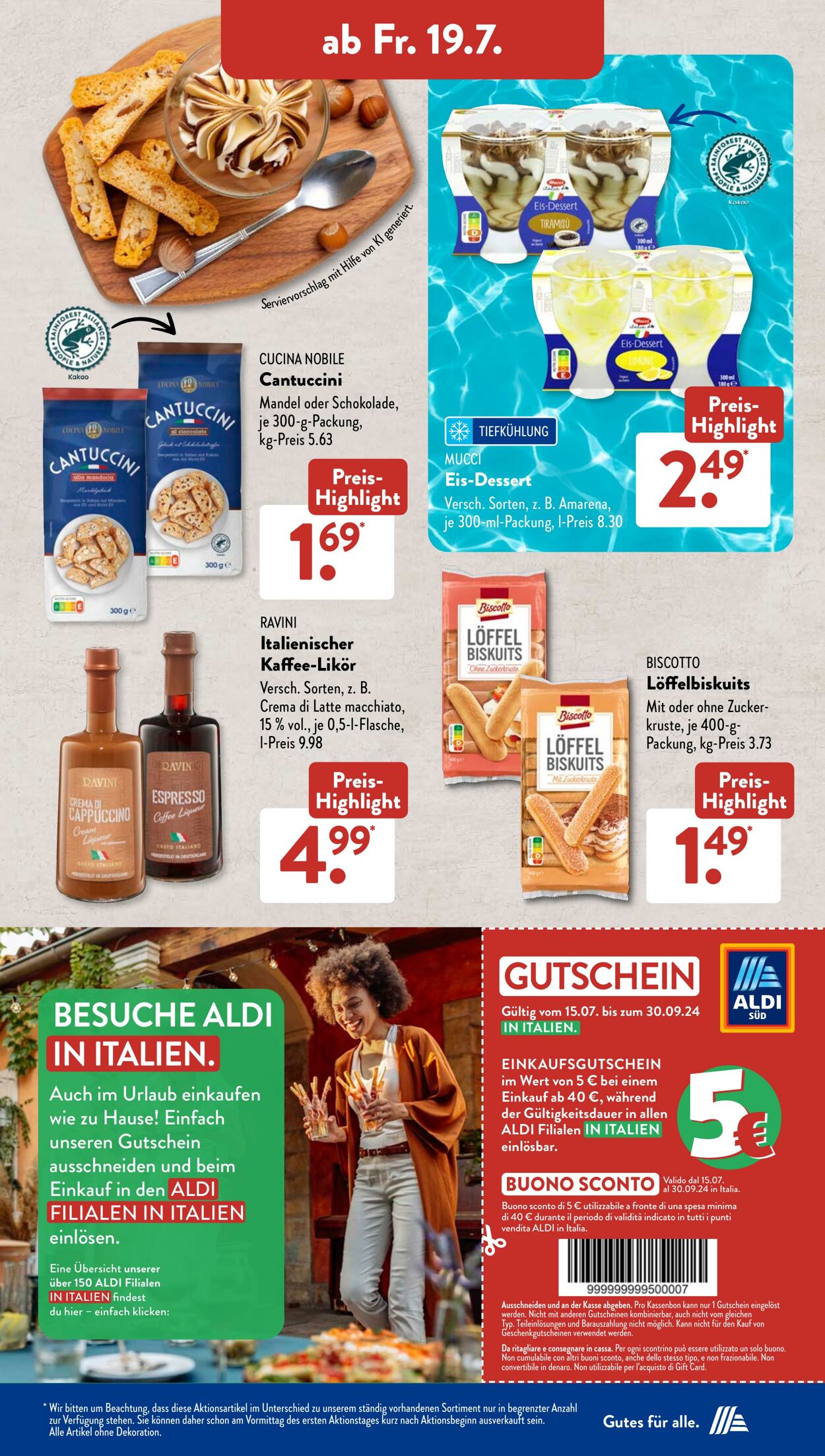 Prospekt ALDI SÜD 15.07.2024 - 20.07.2024