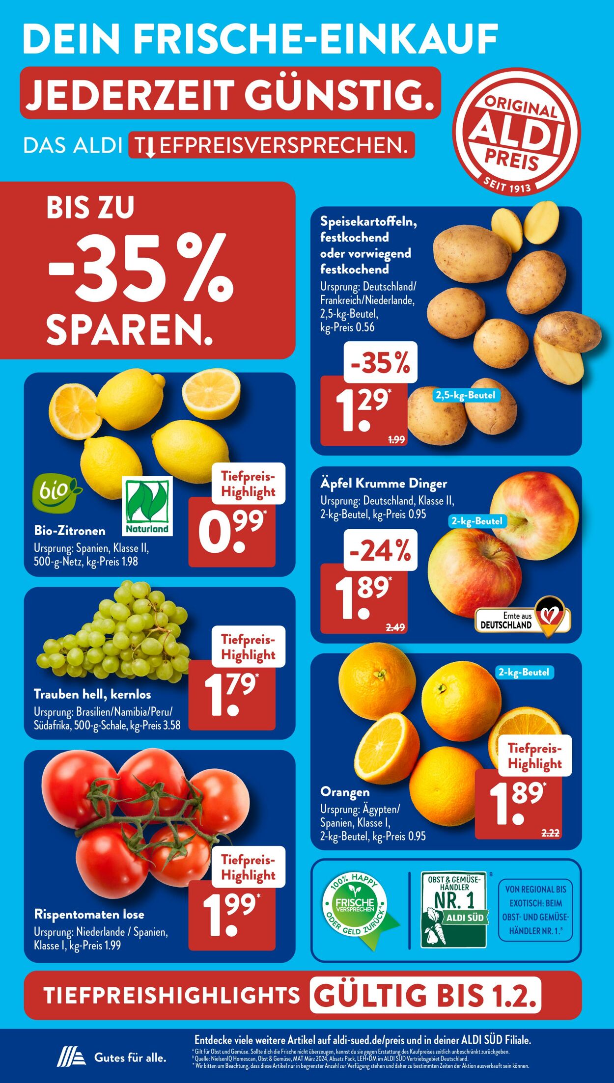 Prospekt ALDI SÜD 26.01.2025 - 09.02.2025