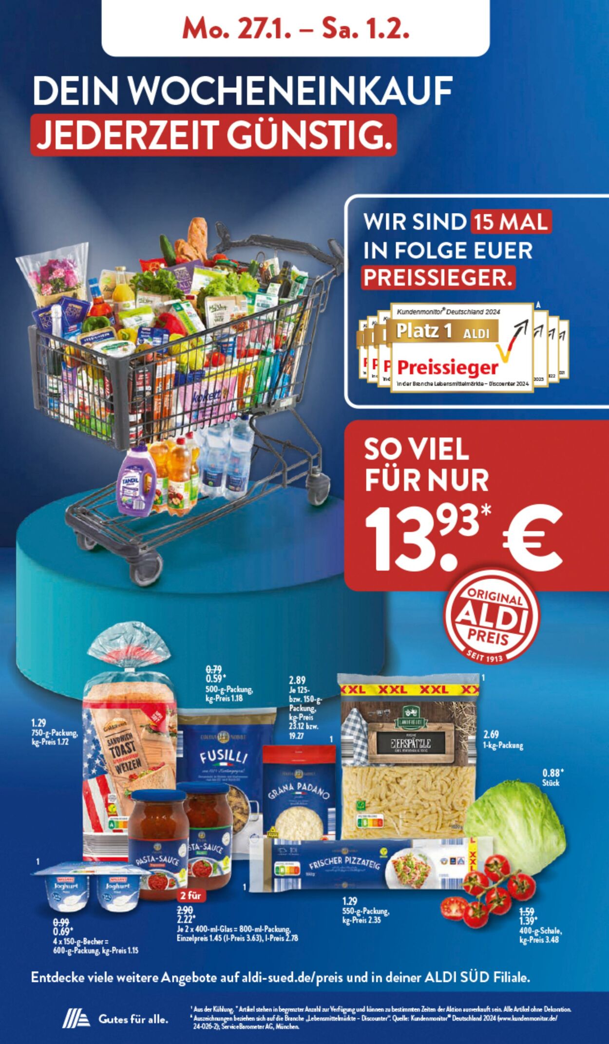 Prospekt ALDI SÜD 26.01.2025 - 09.02.2025