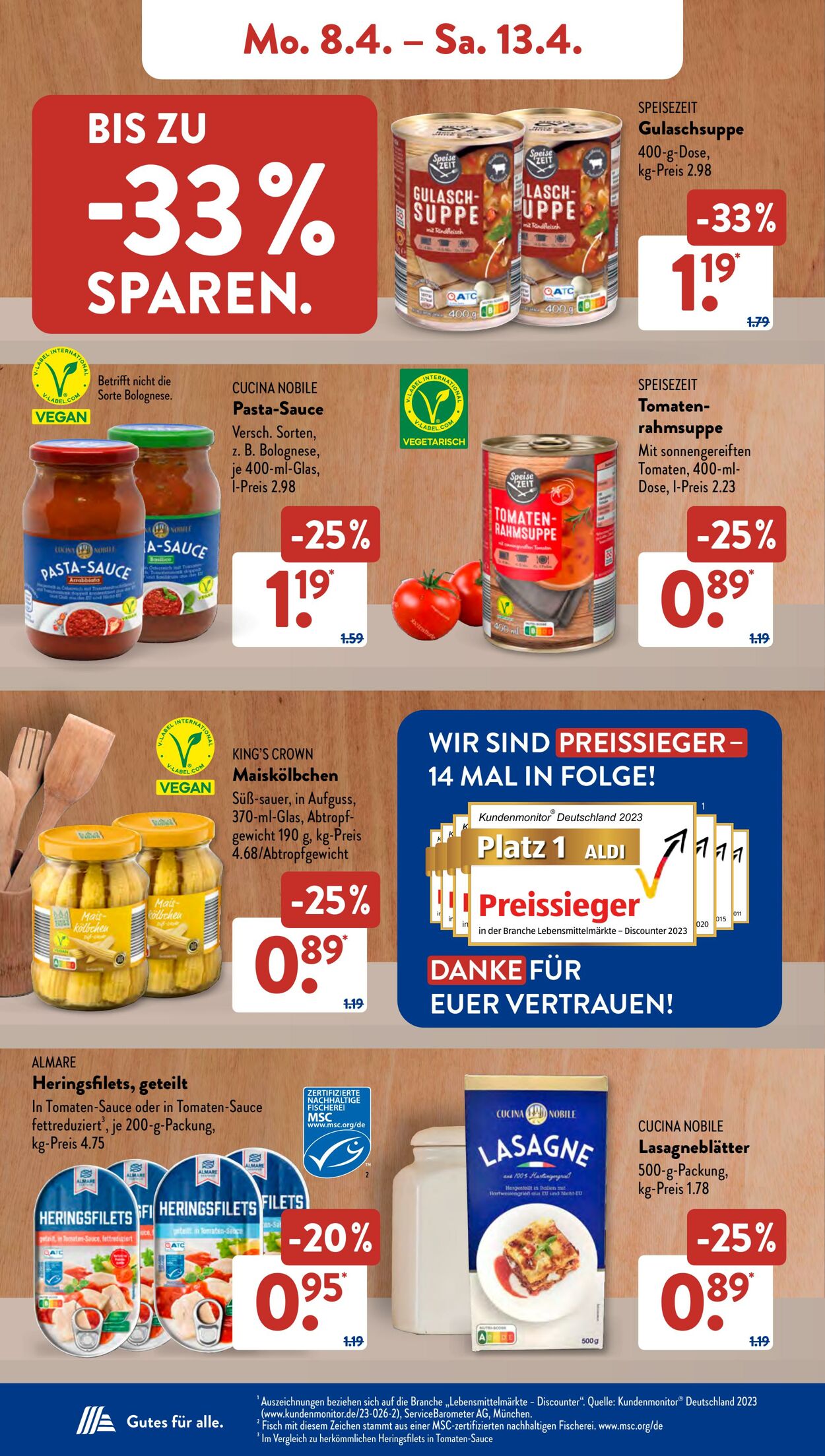 Prospekt ALDI SÜD 08.04.2024 - 13.04.2024