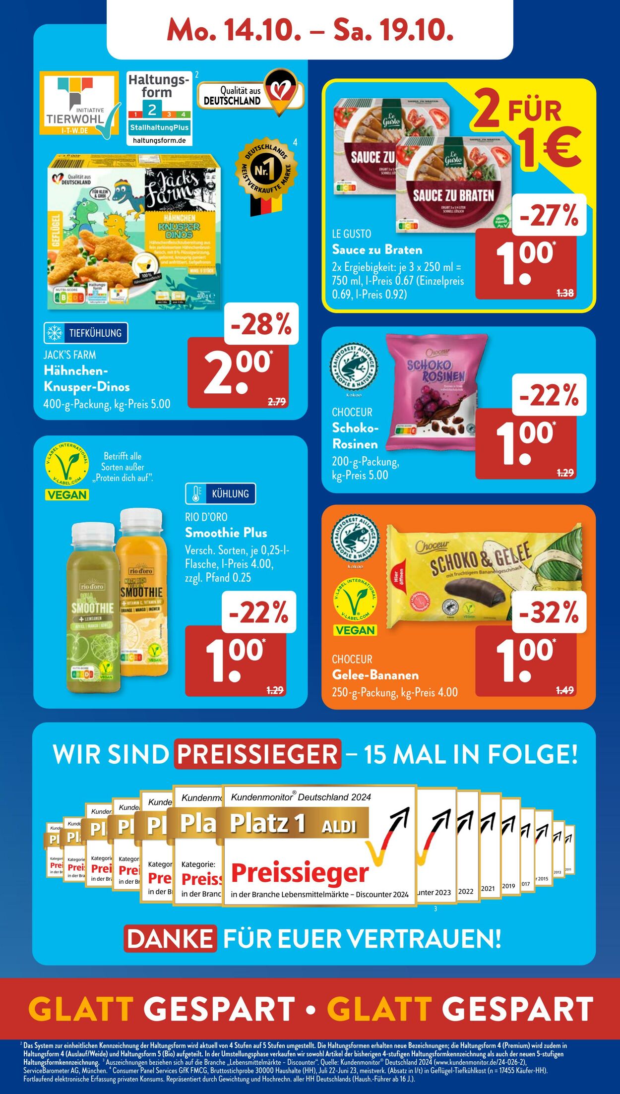 Prospekt ALDI SÜD 14.10.2024 - 19.10.2024