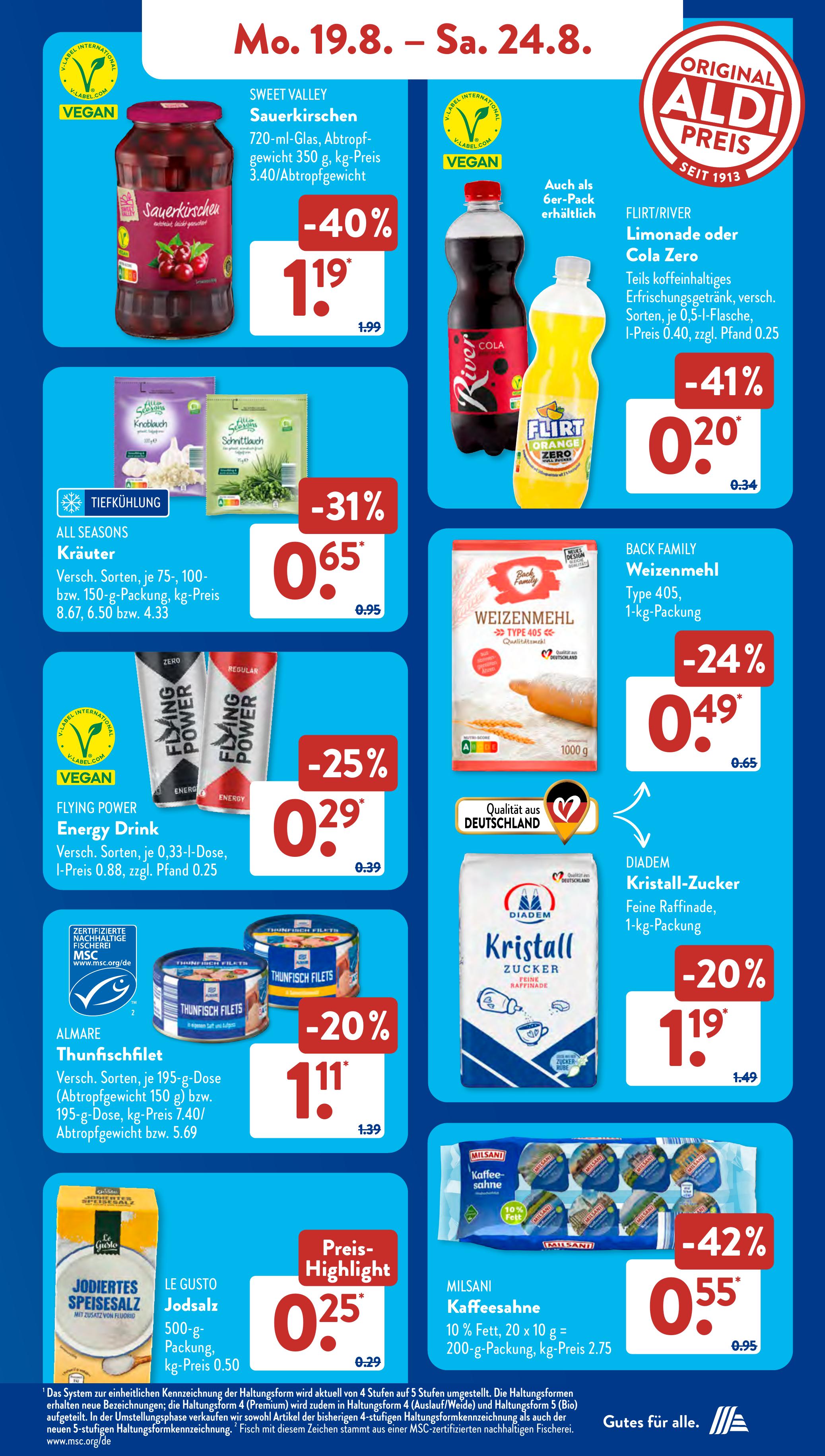 Prospekt ALDI SÜD 19.08.2024 - 24.08.2024