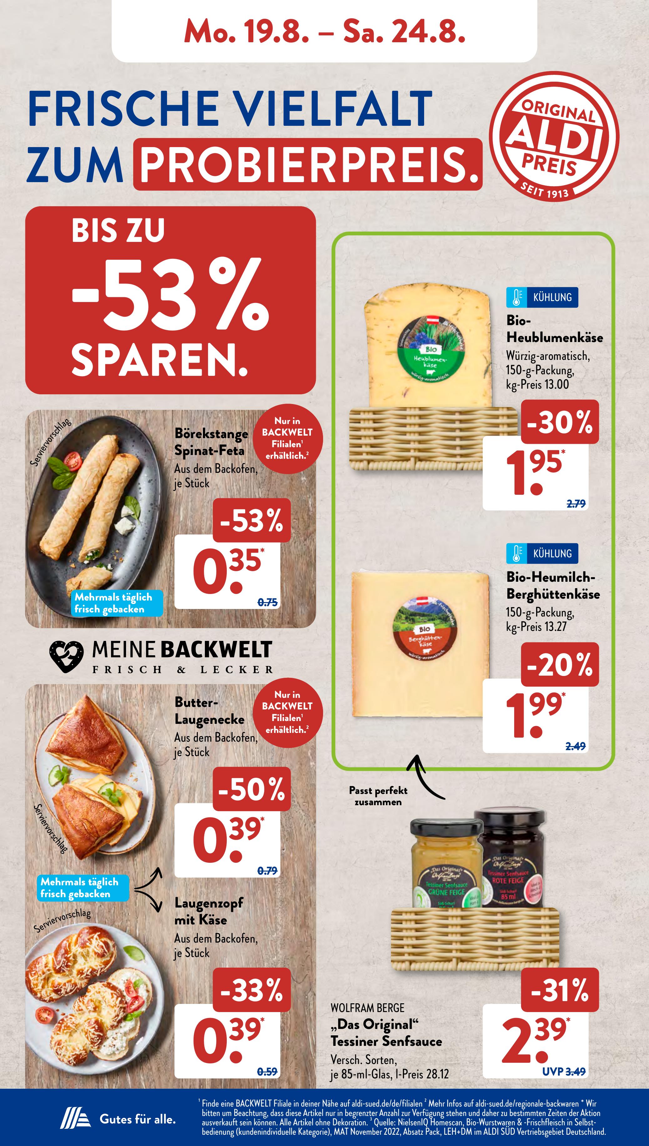 Prospekt ALDI SÜD 19.08.2024 - 24.08.2024