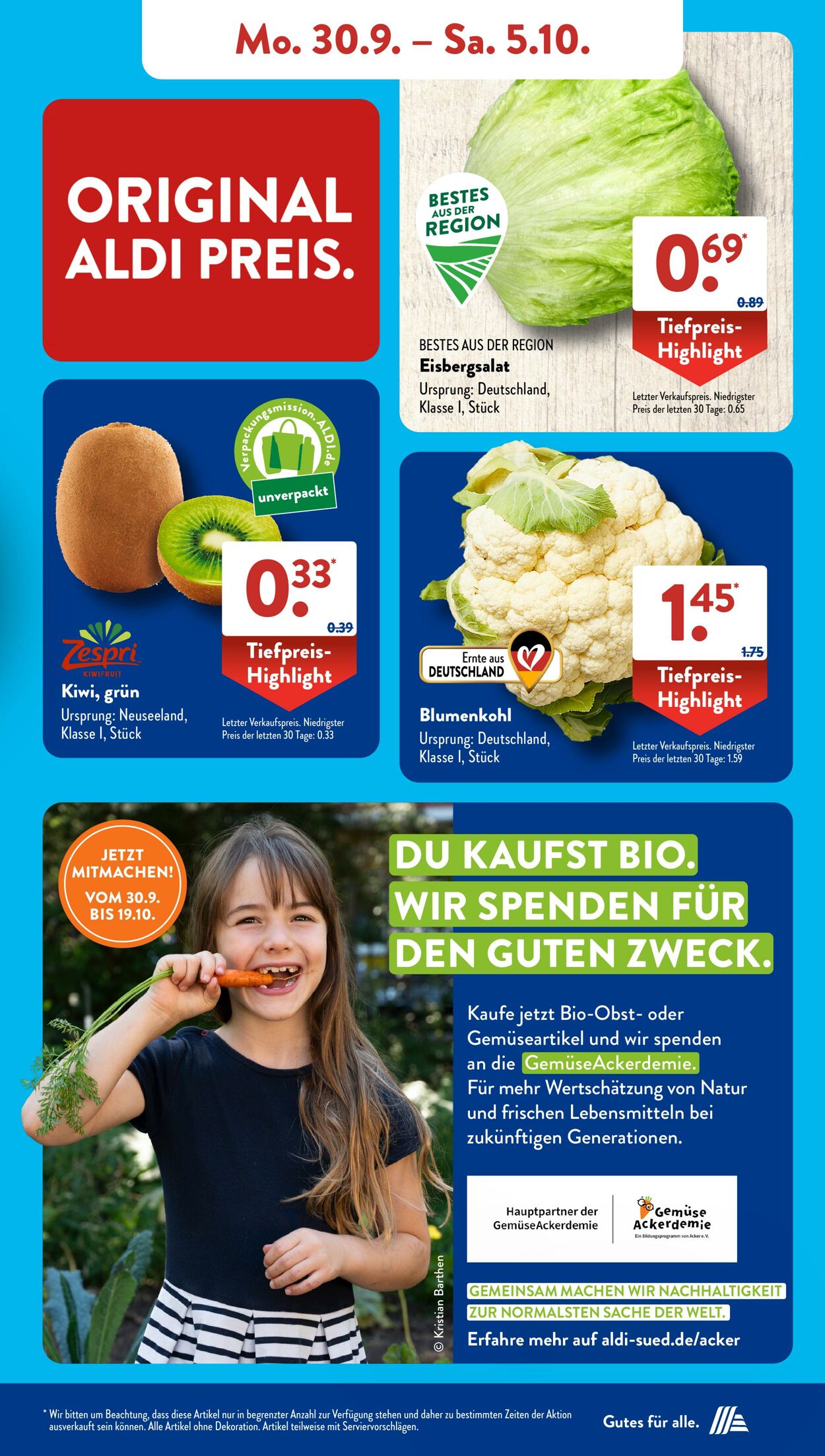 Prospekt ALDI SÜD 30.09.2024 - 05.10.2024