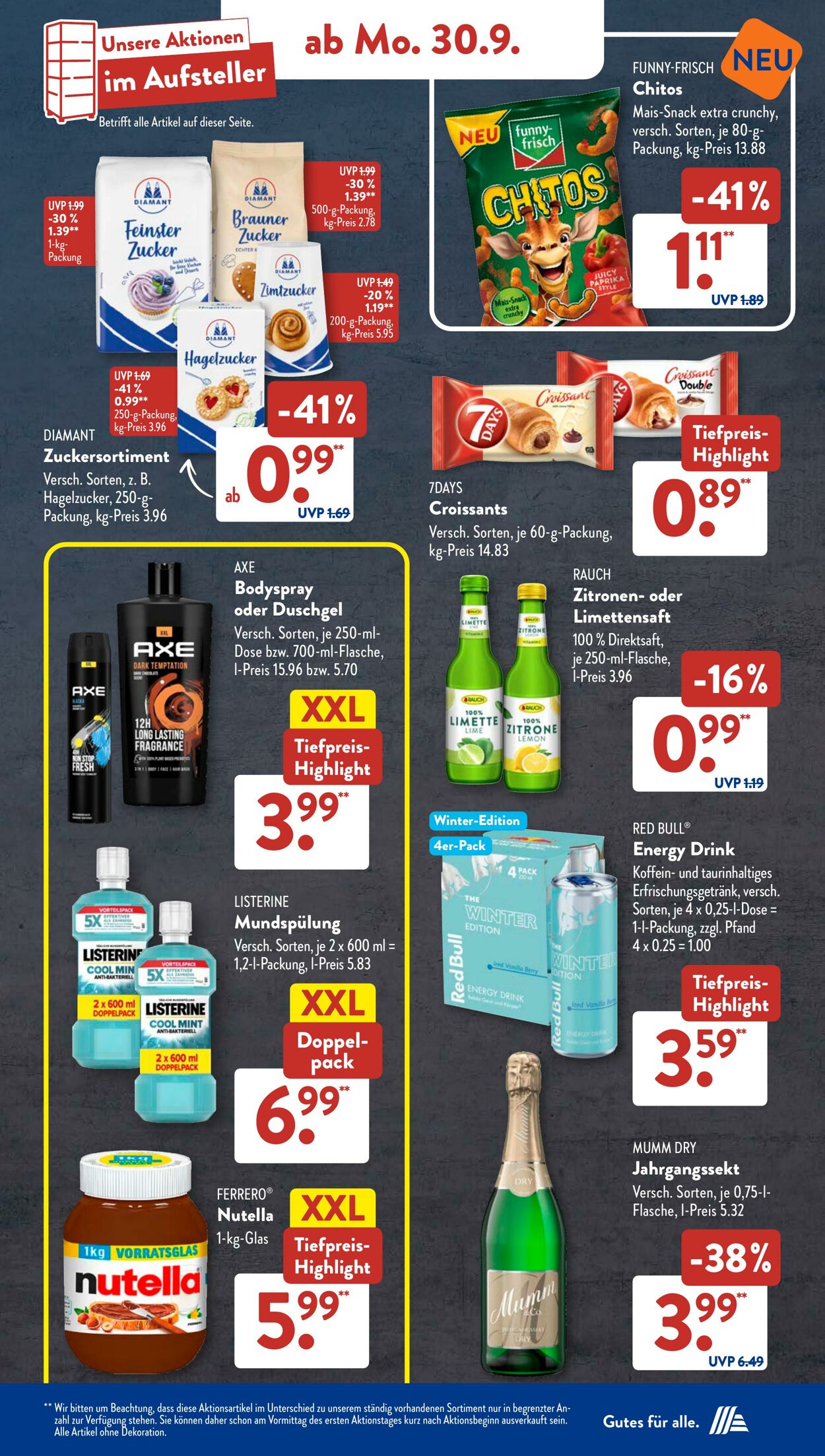 Prospekt ALDI SÜD 30.09.2024 - 05.10.2024