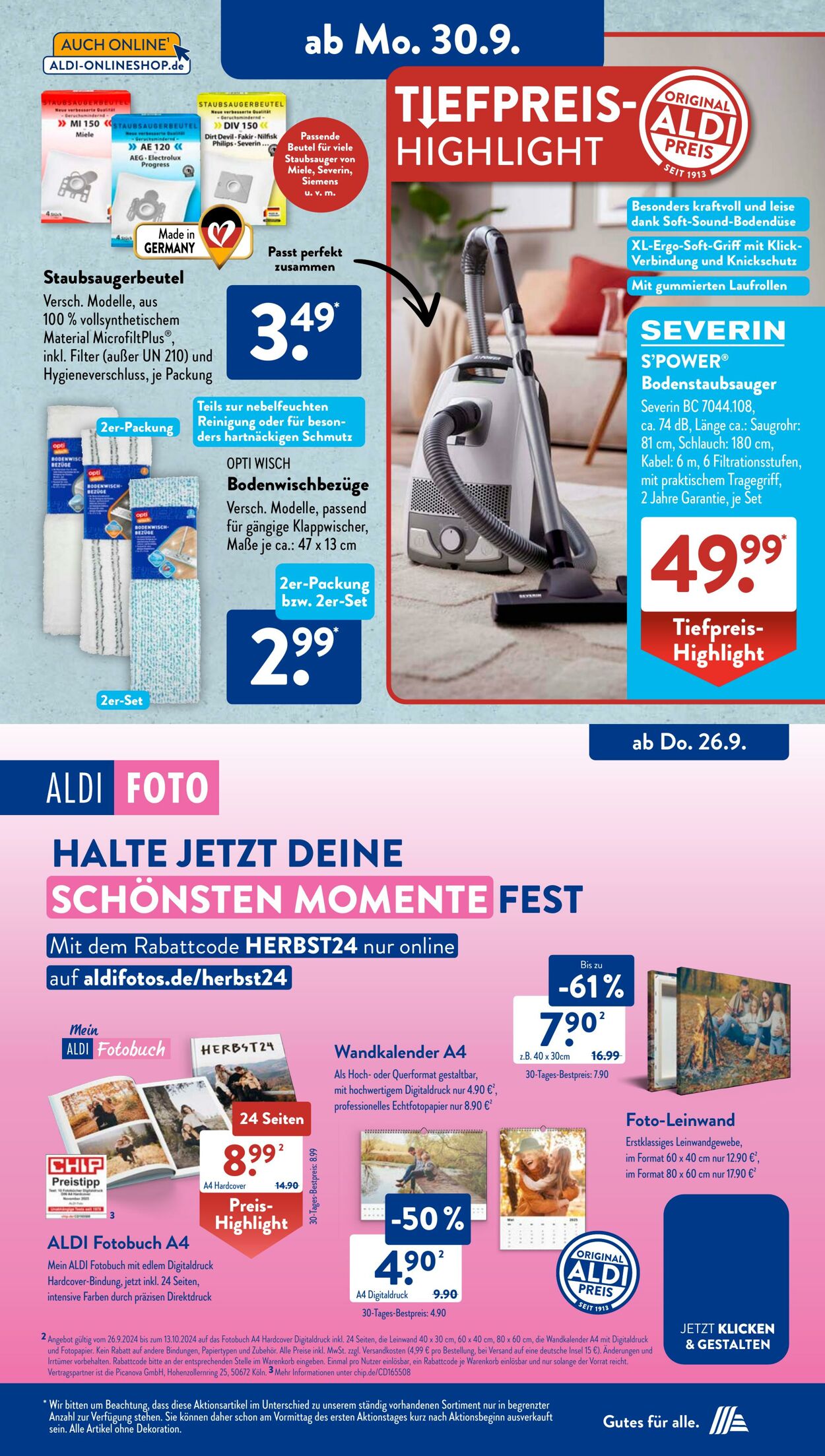 Prospekt ALDI SÜD 30.09.2024 - 05.10.2024