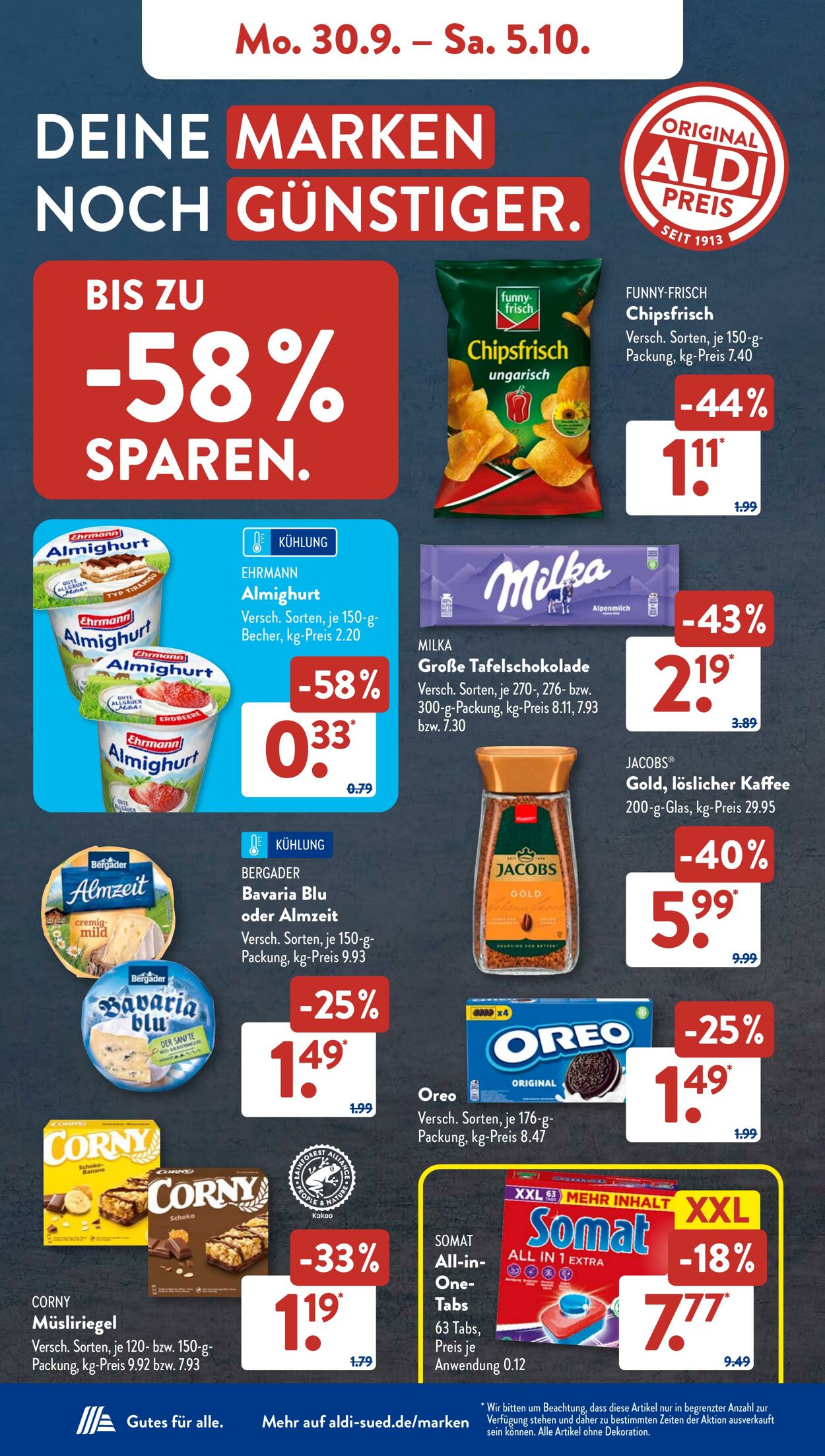 Prospekt ALDI SÜD 30.09.2024 - 05.10.2024