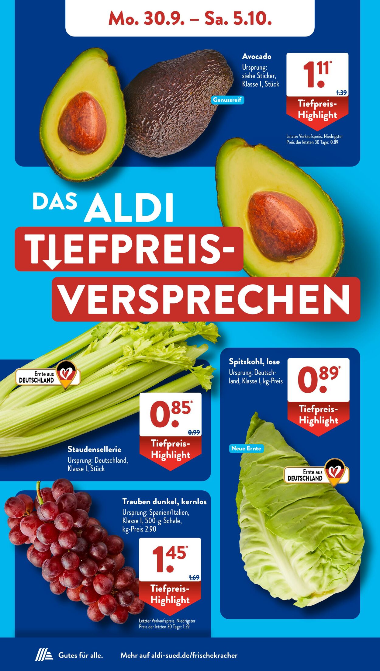 Prospekt ALDI SÜD 30.09.2024 - 05.10.2024