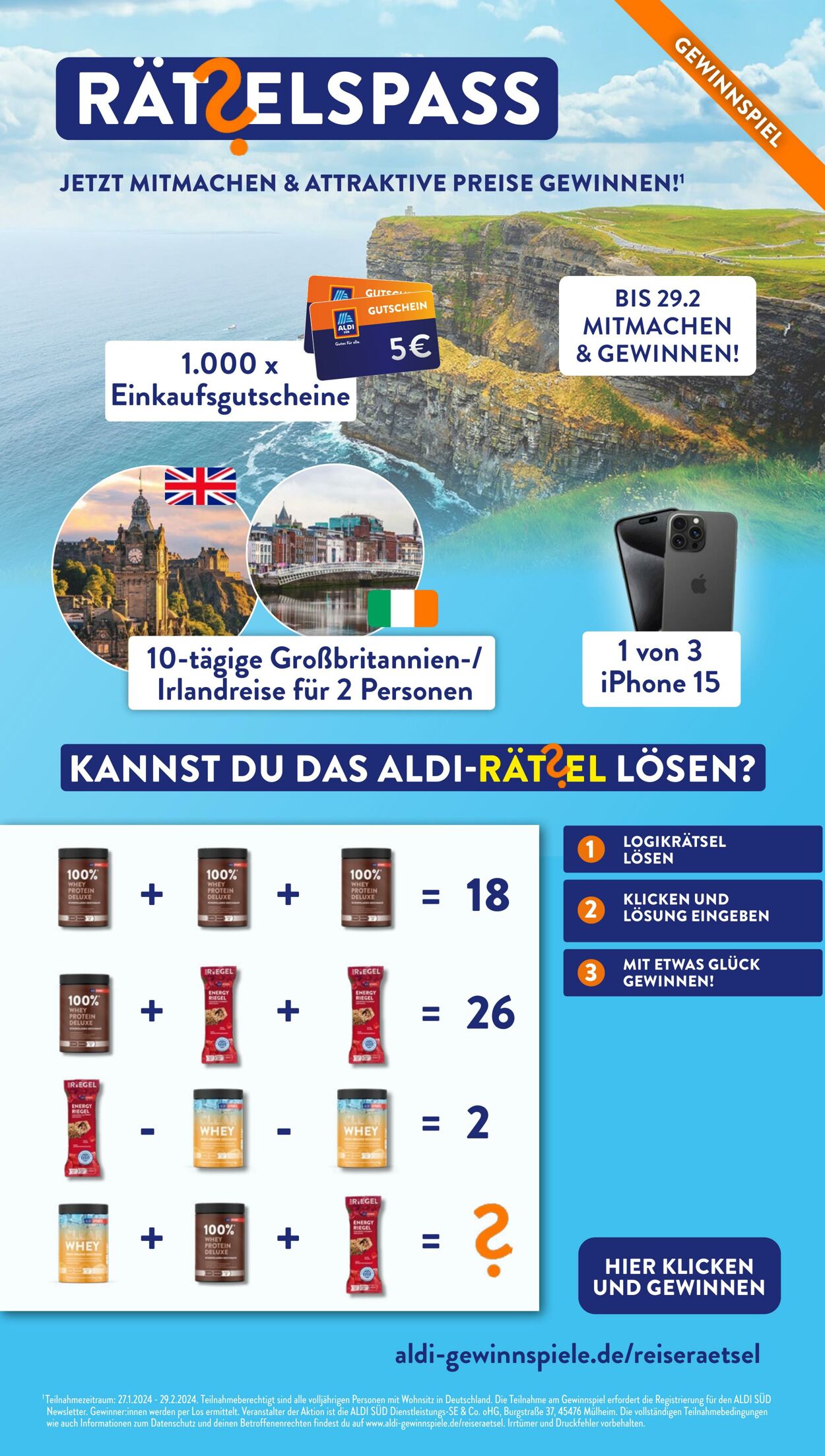 Prospekt ALDI SÜD 01.02.2024 - 29.02.2024