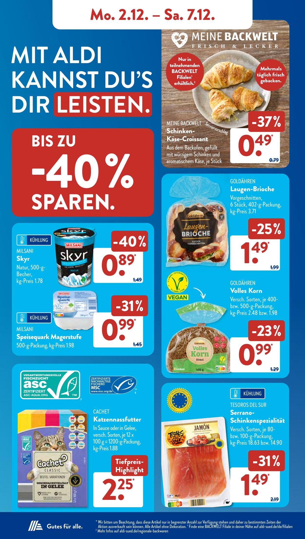 Prospekt ALDI SÜD 02.12.2024 - 08.12.2024