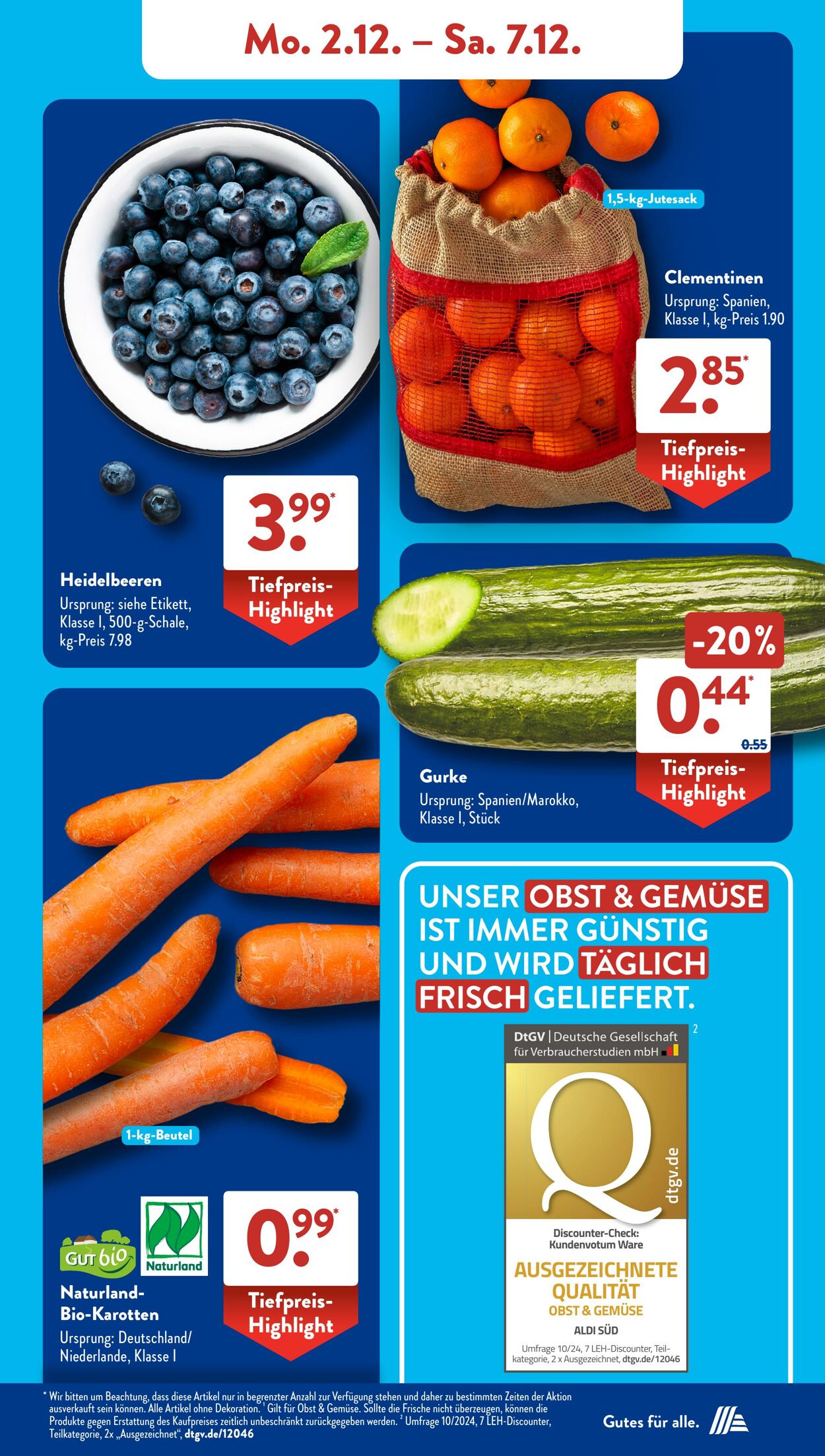 Prospekt ALDI SÜD 02.12.2024 - 08.12.2024